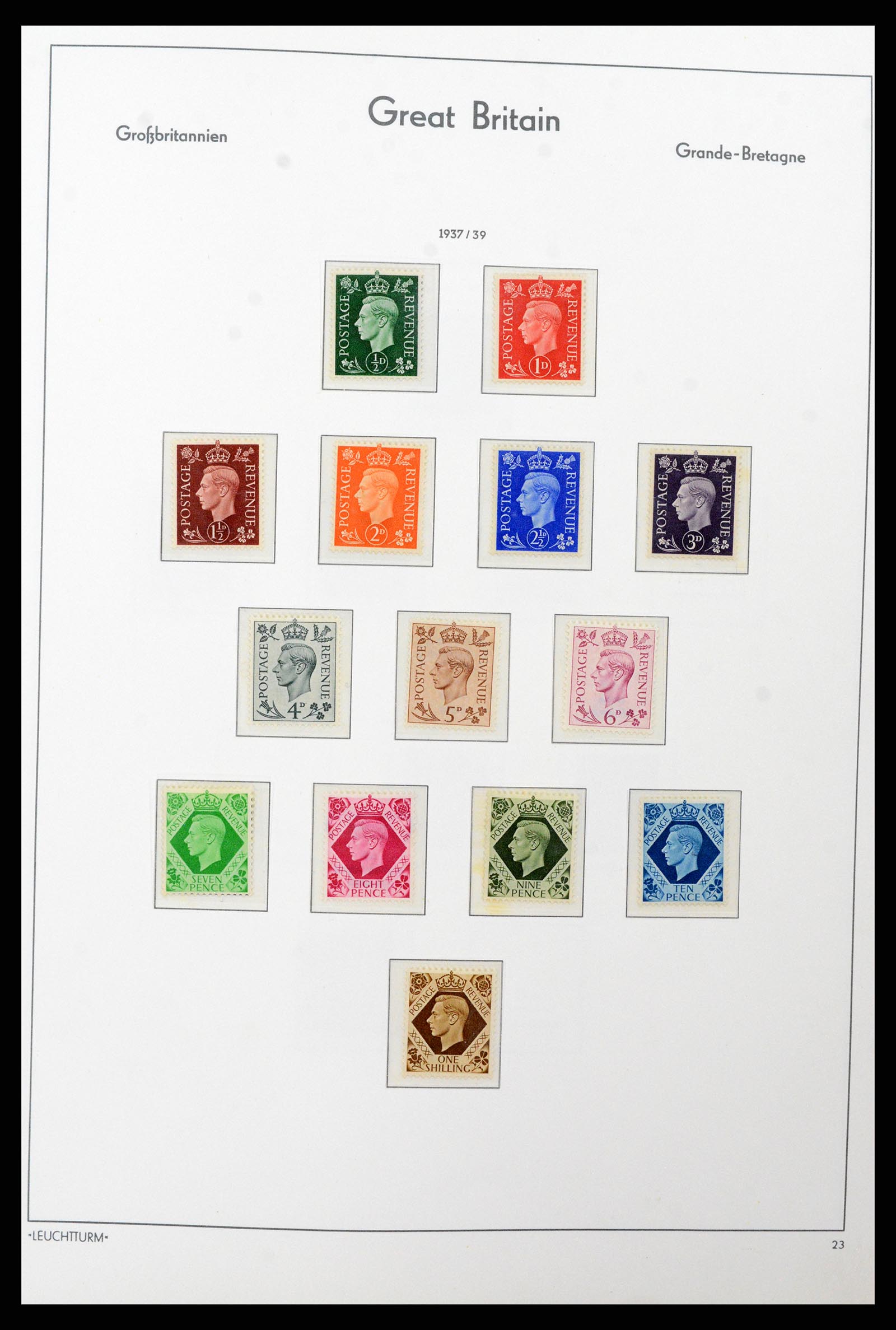 38001 013 - Postzegelverzameling 38001 Engeland 1902-1986.