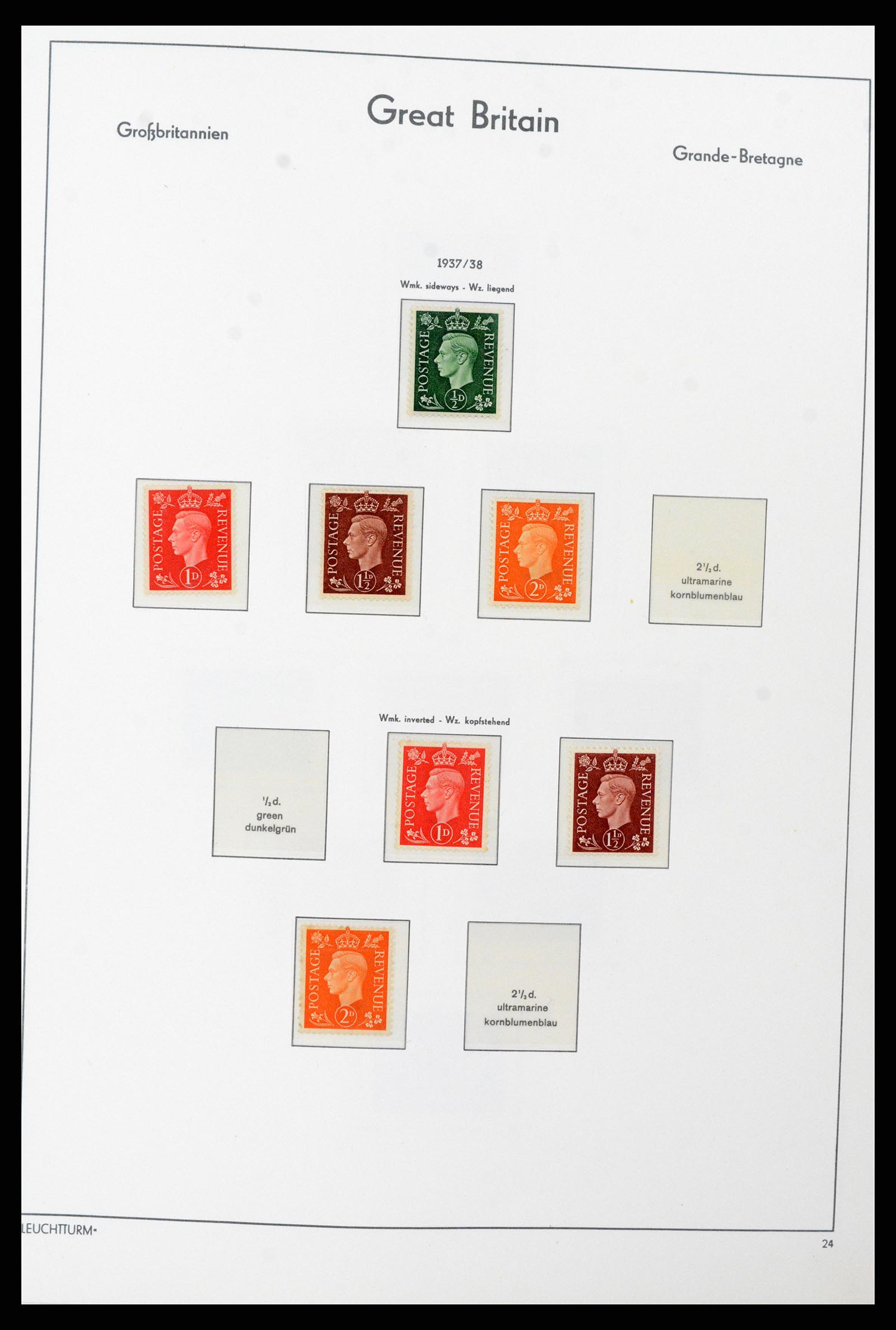 38001 014 - Postzegelverzameling 38001 Engeland 1902-1986.