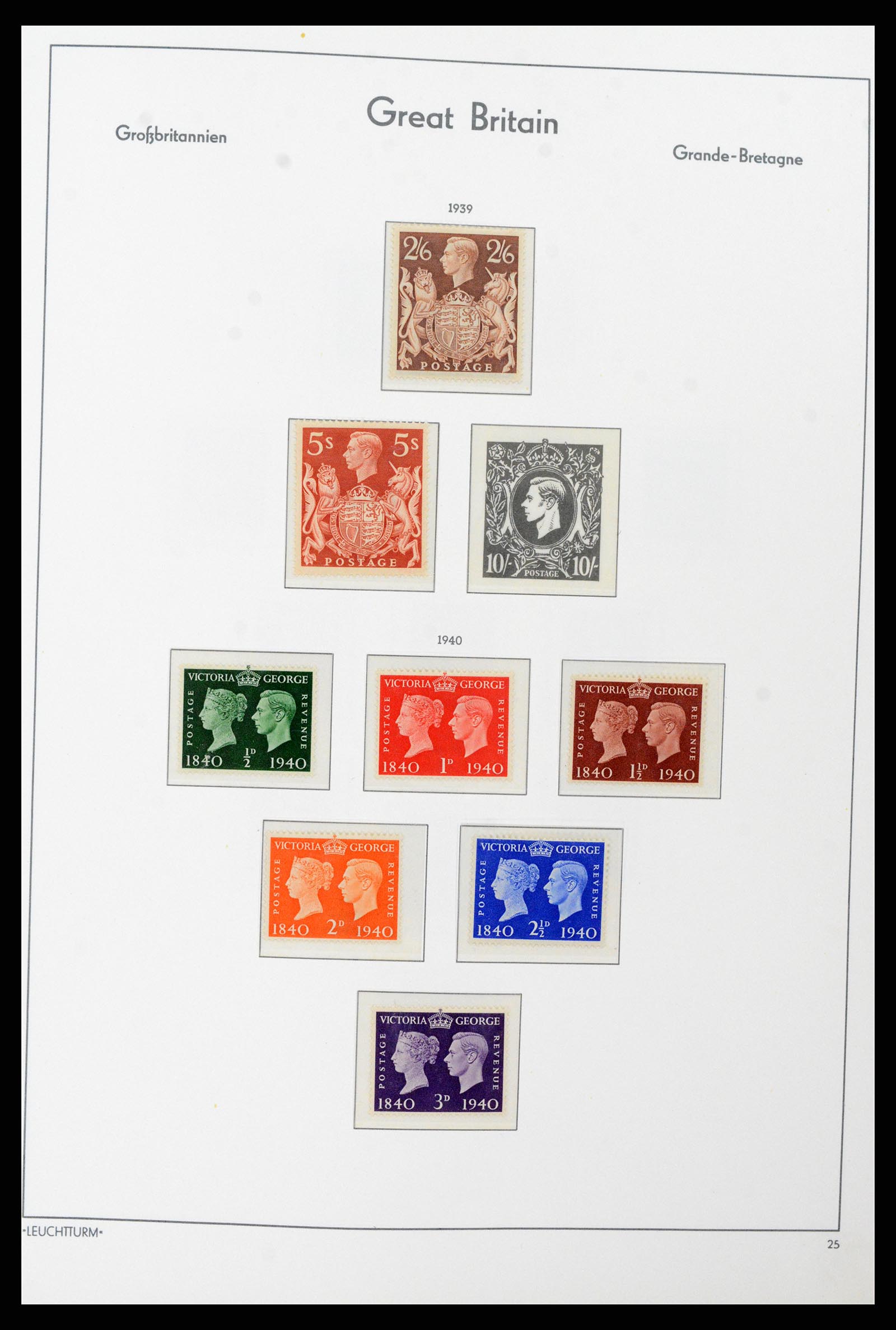 38001 015 - Postzegelverzameling 38001 Engeland 1902-1986.
