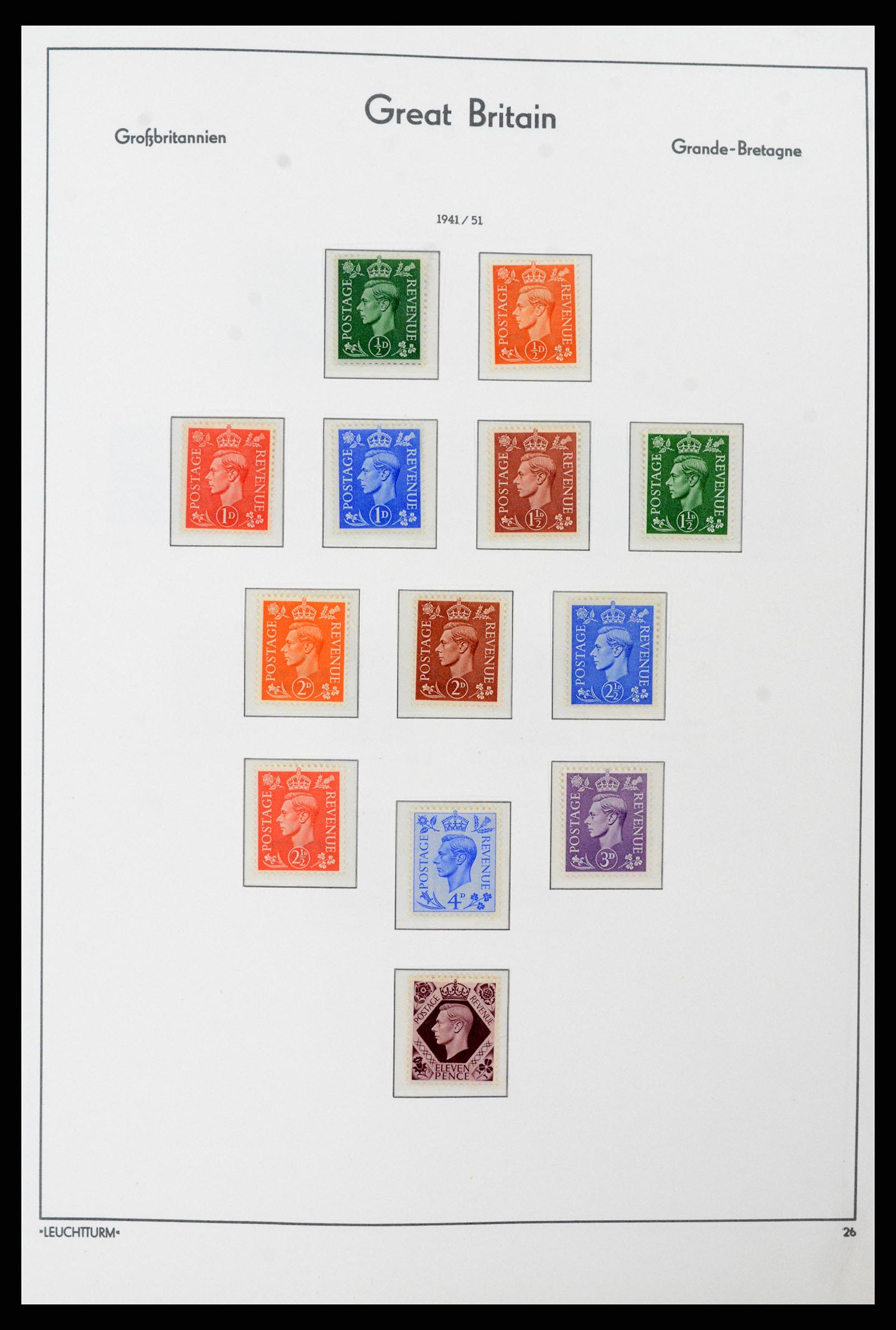 38001 016 - Postzegelverzameling 38001 Engeland 1902-1986.
