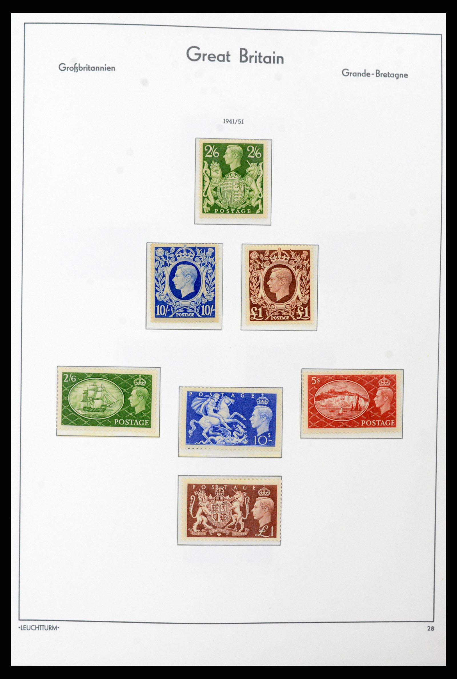 38001 018 - Stamp Collection 38001 Great Britain 1902-1986.