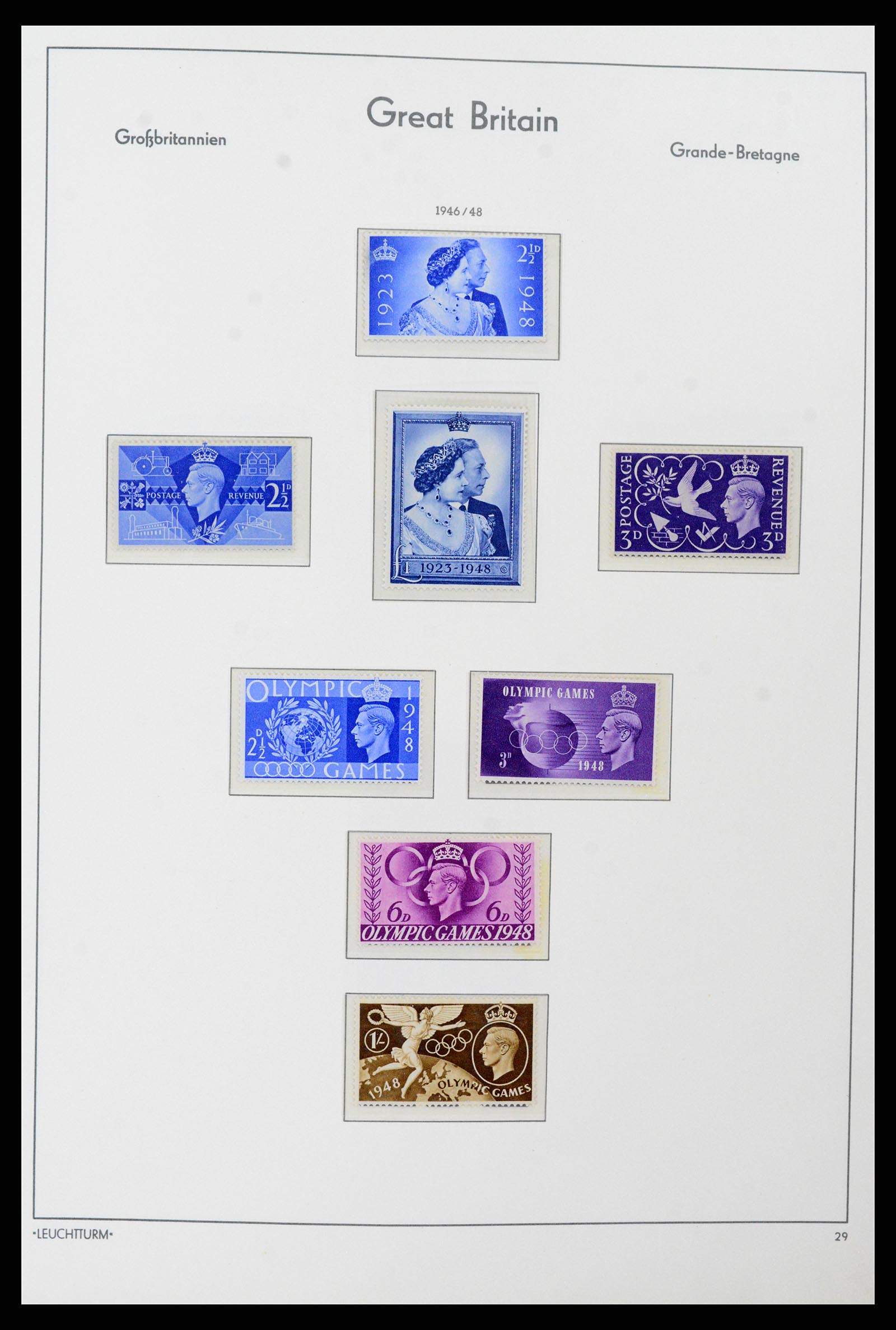 38001 019 - Postzegelverzameling 38001 Engeland 1902-1986.