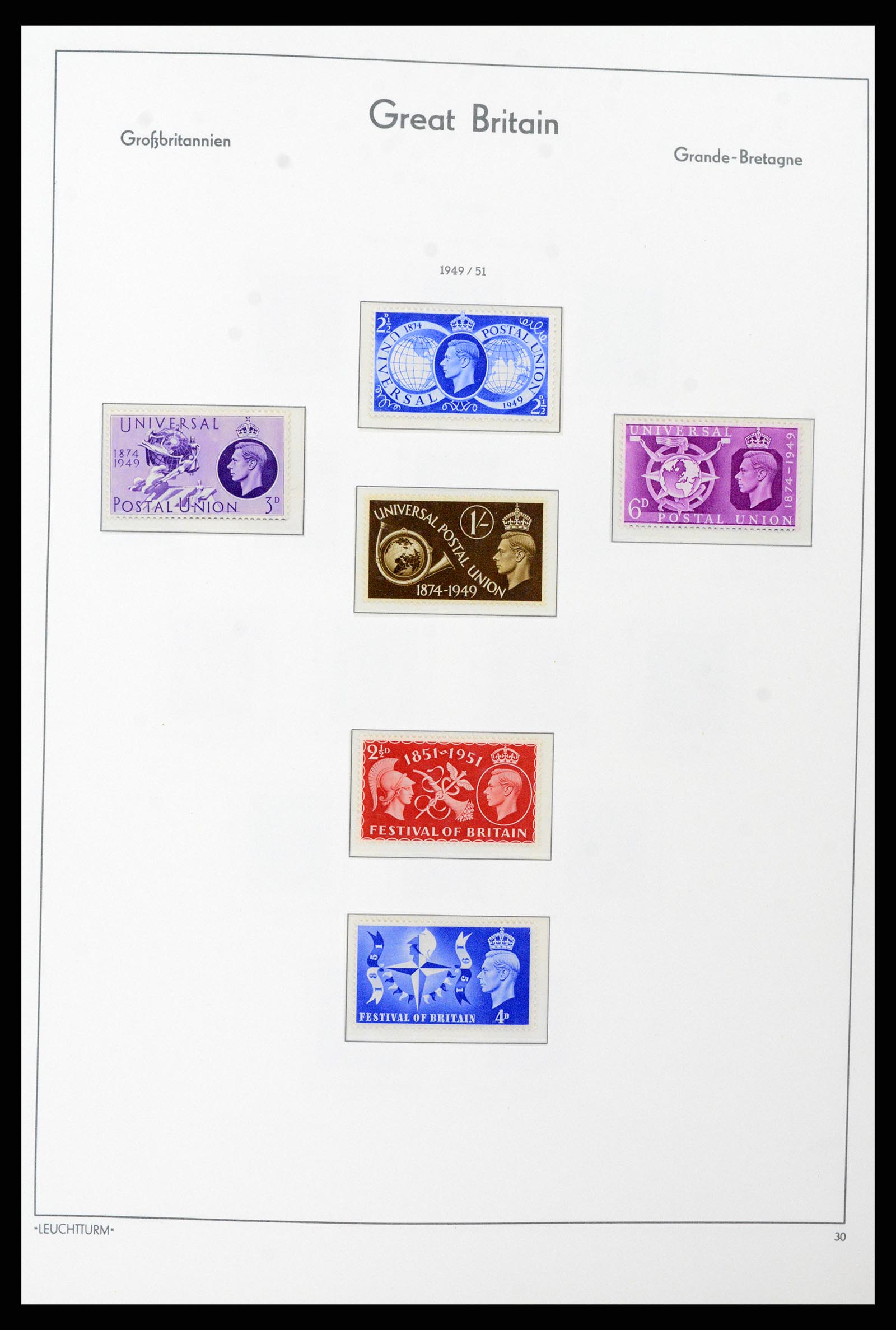 38001 020 - Postzegelverzameling 38001 Engeland 1902-1986.