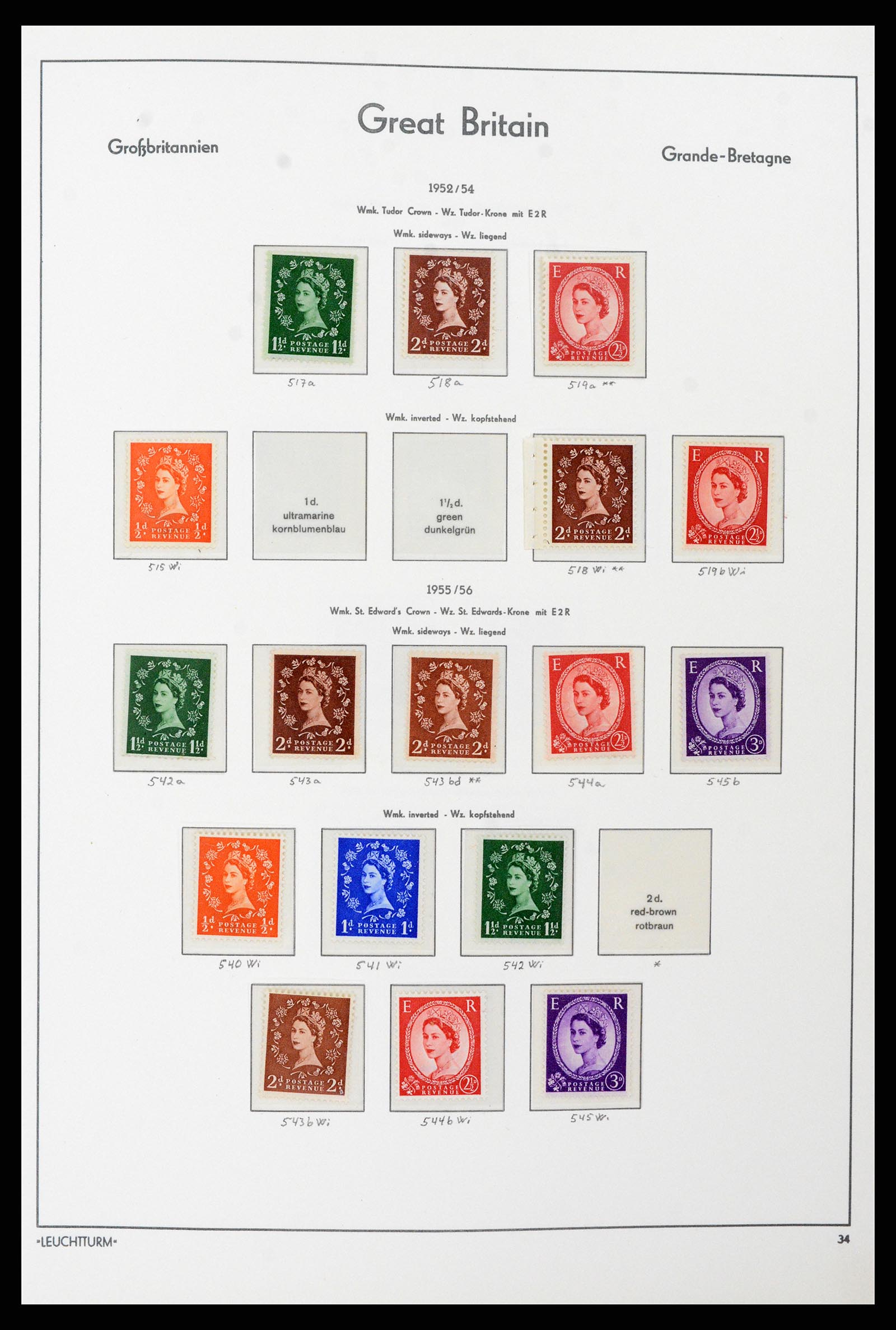 38001 024 - Stamp Collection 38001 Great Britain 1902-1986.