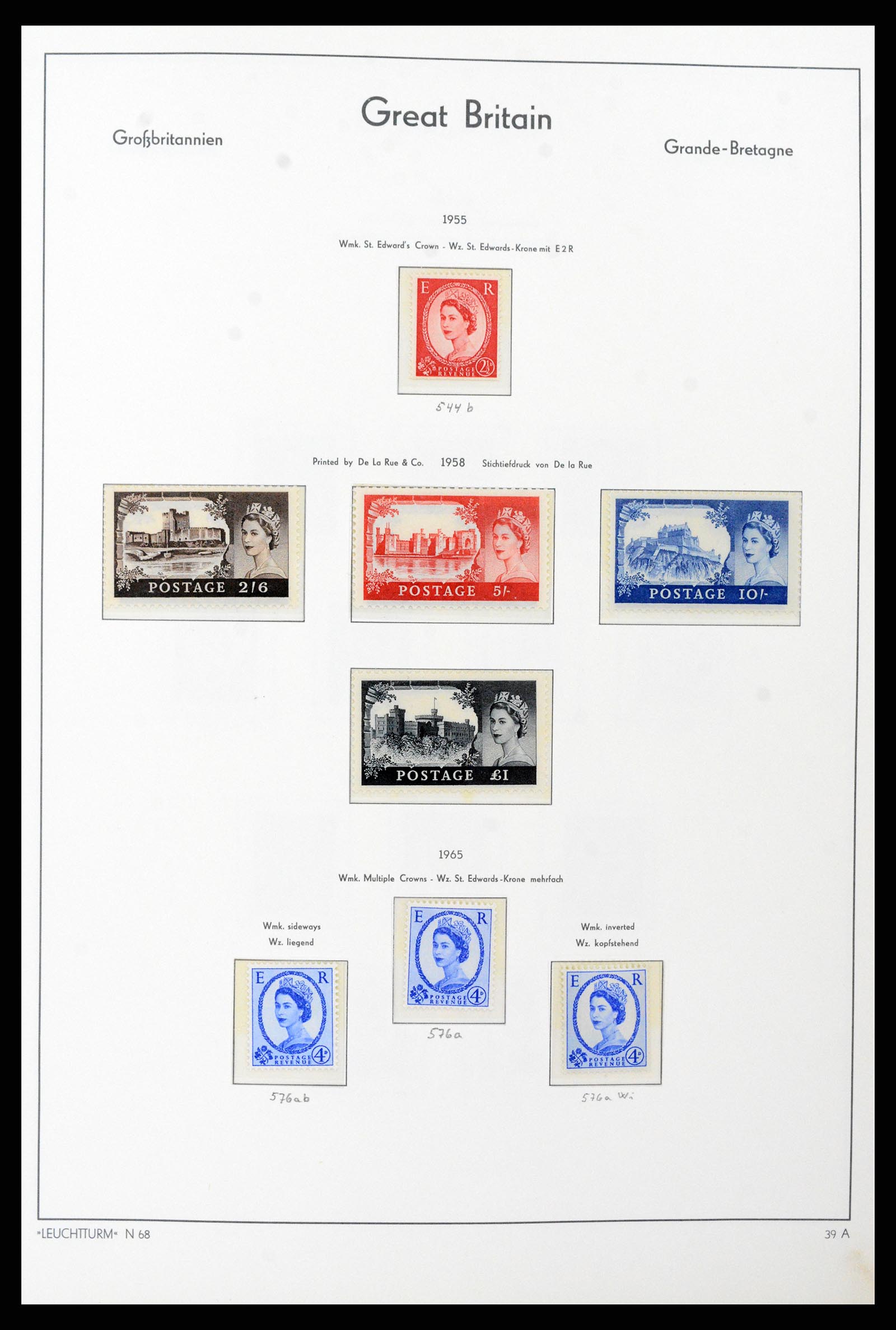 38001 030 - Stamp Collection 38001 Great Britain 1902-1986.