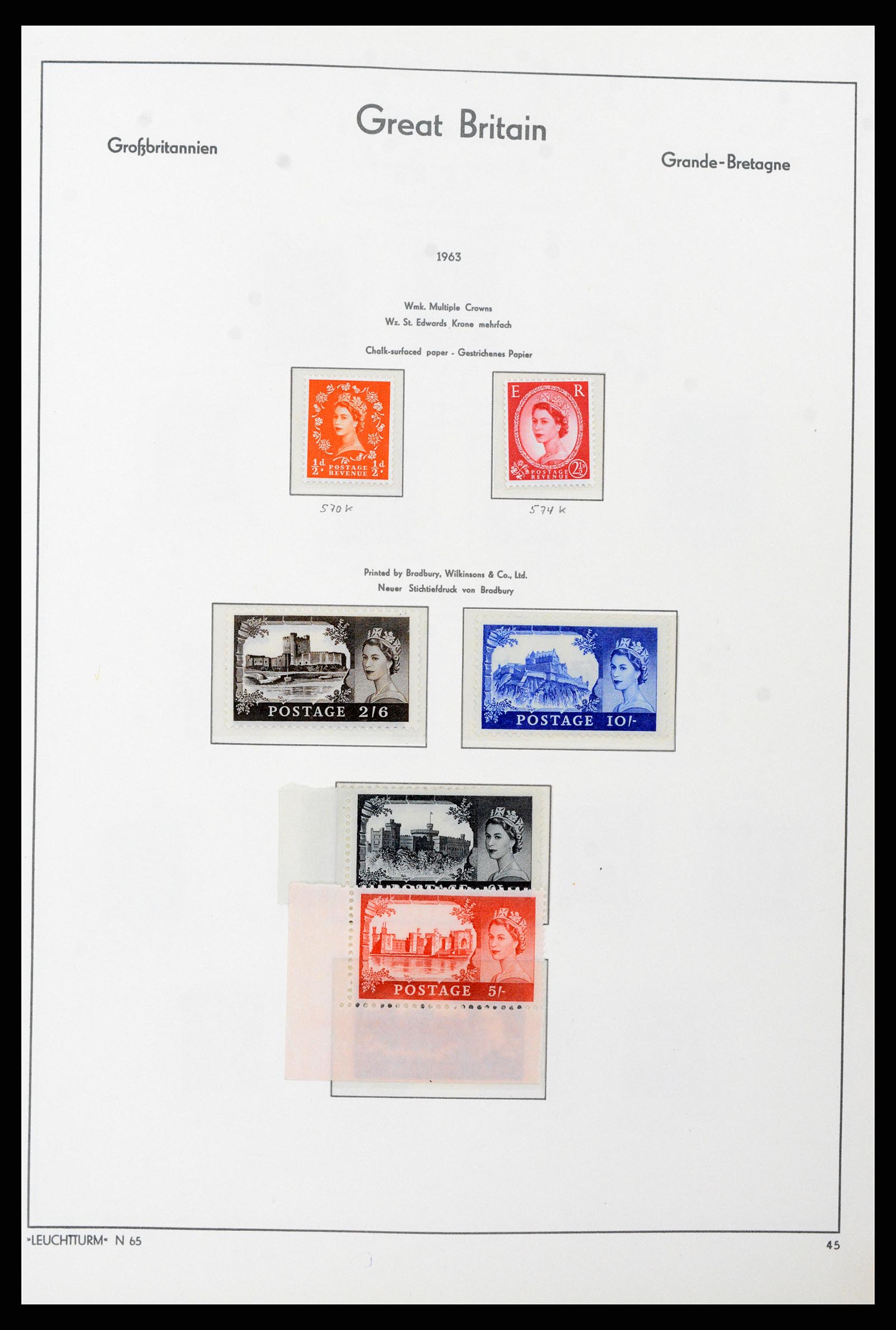 38001 036 - Stamp Collection 38001 Great Britain 1902-1986.