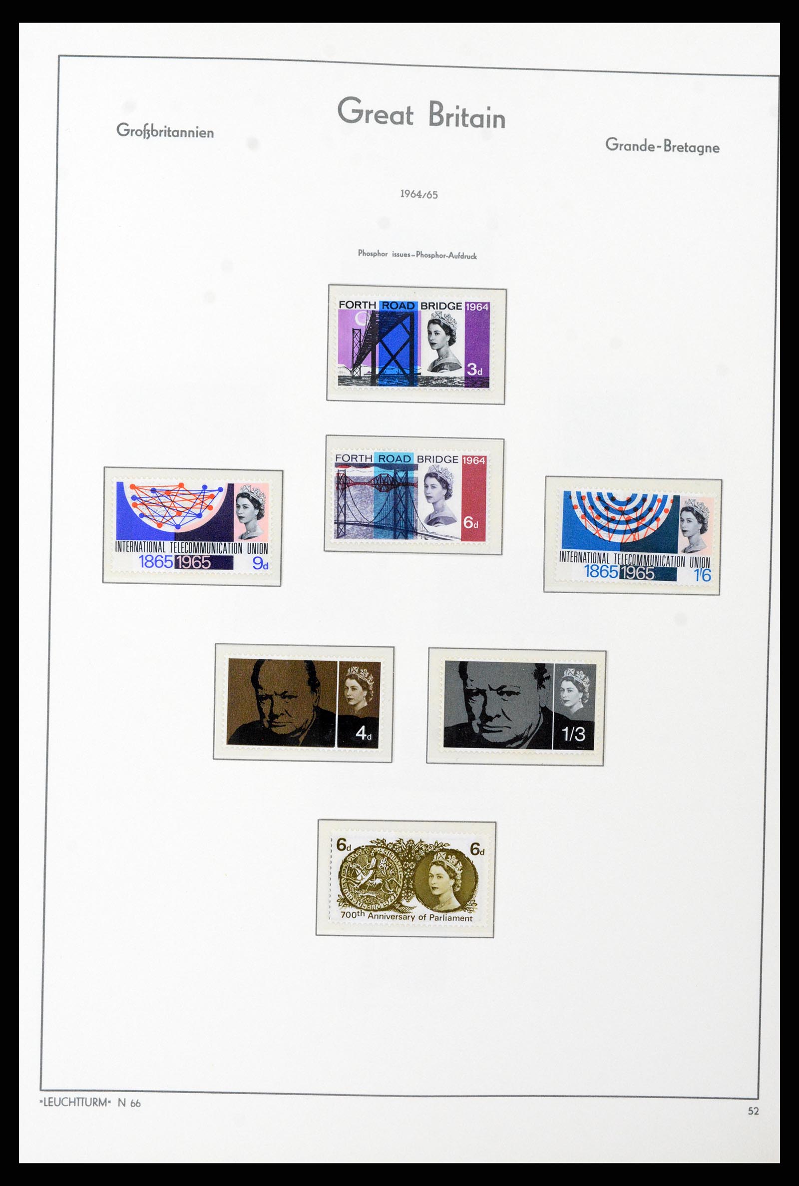 38001 044 - Postzegelverzameling 38001 Engeland 1902-1986.