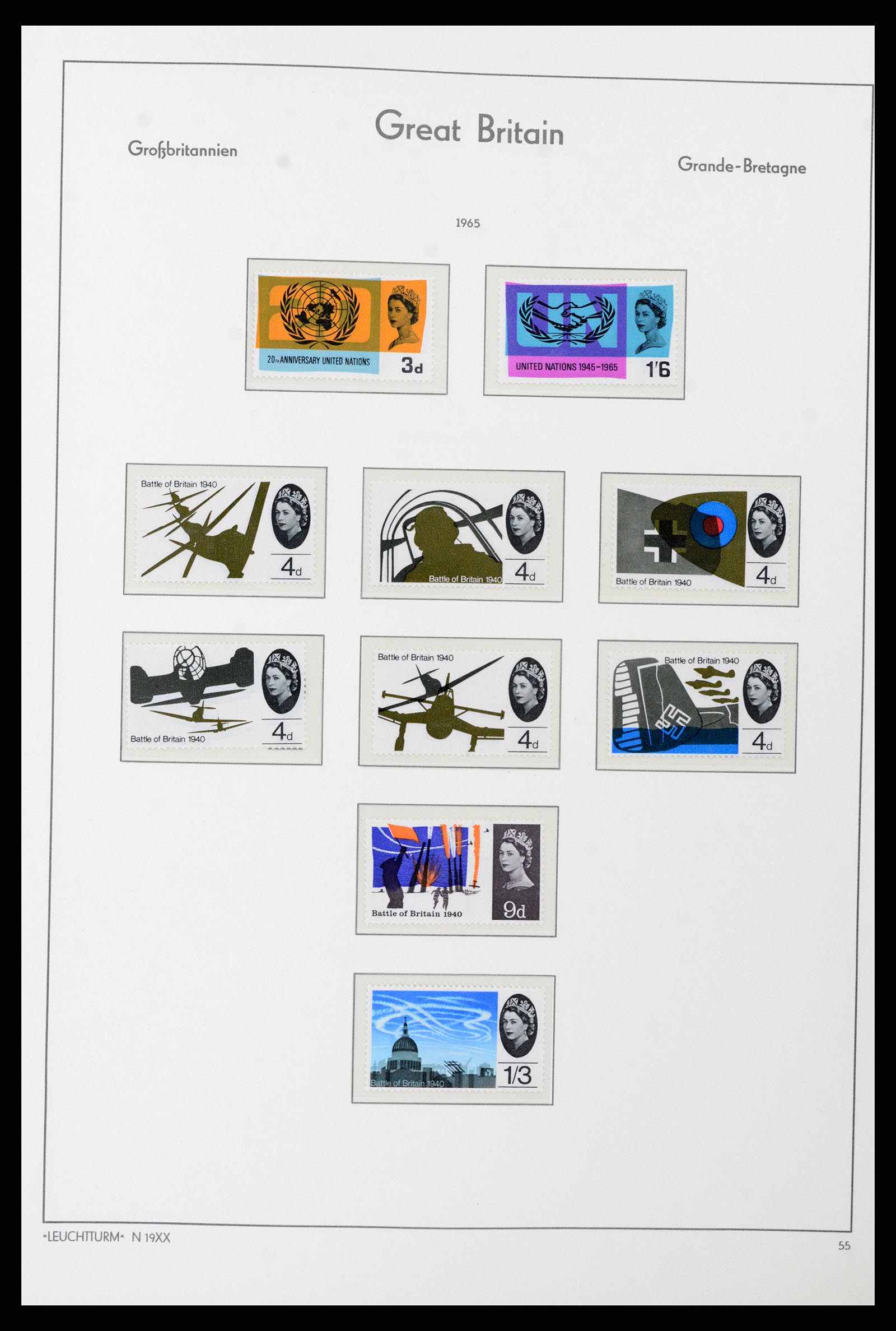 38001 047 - Postzegelverzameling 38001 Engeland 1902-1986.
