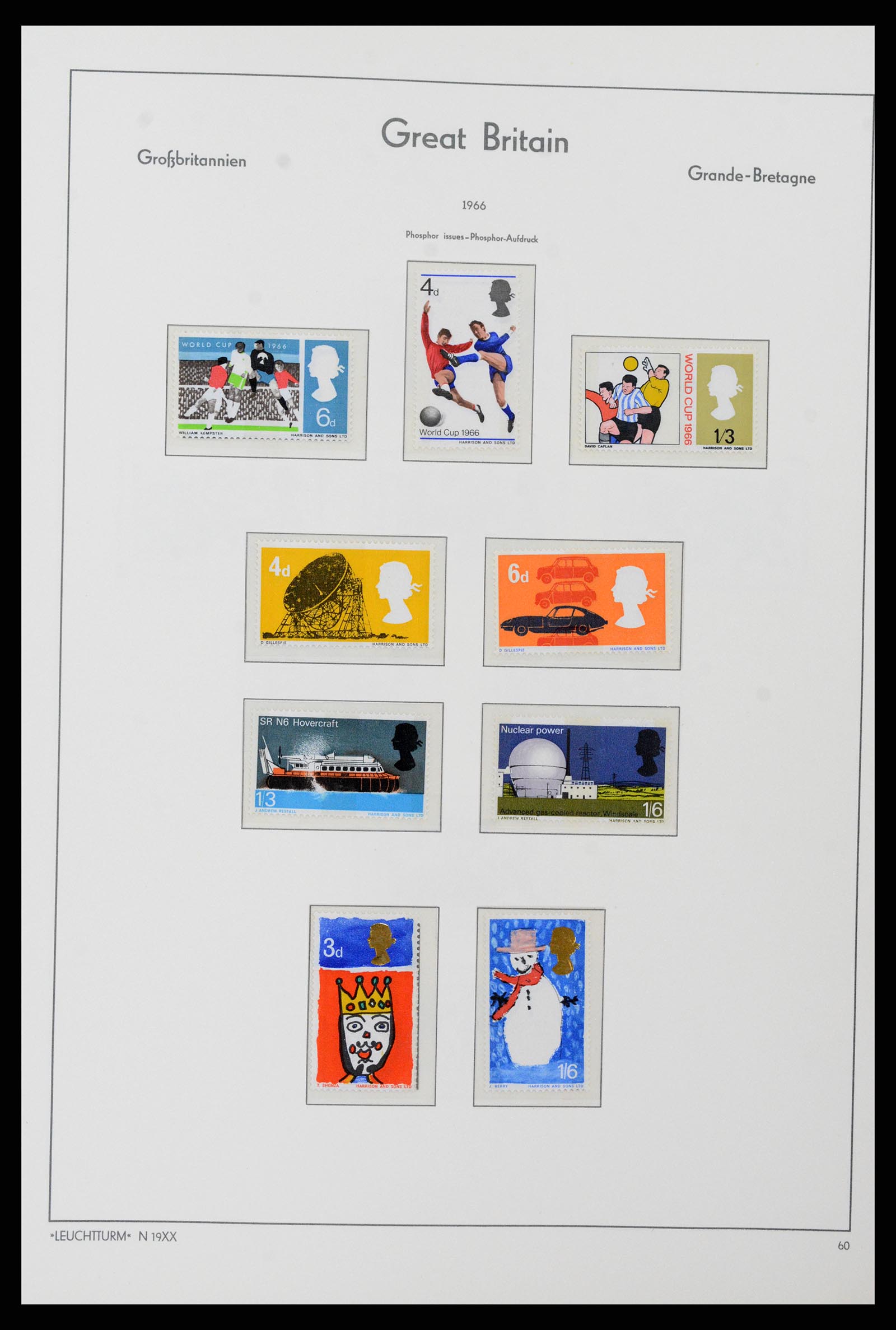38001 054 - Postzegelverzameling 38001 Engeland 1902-1986.