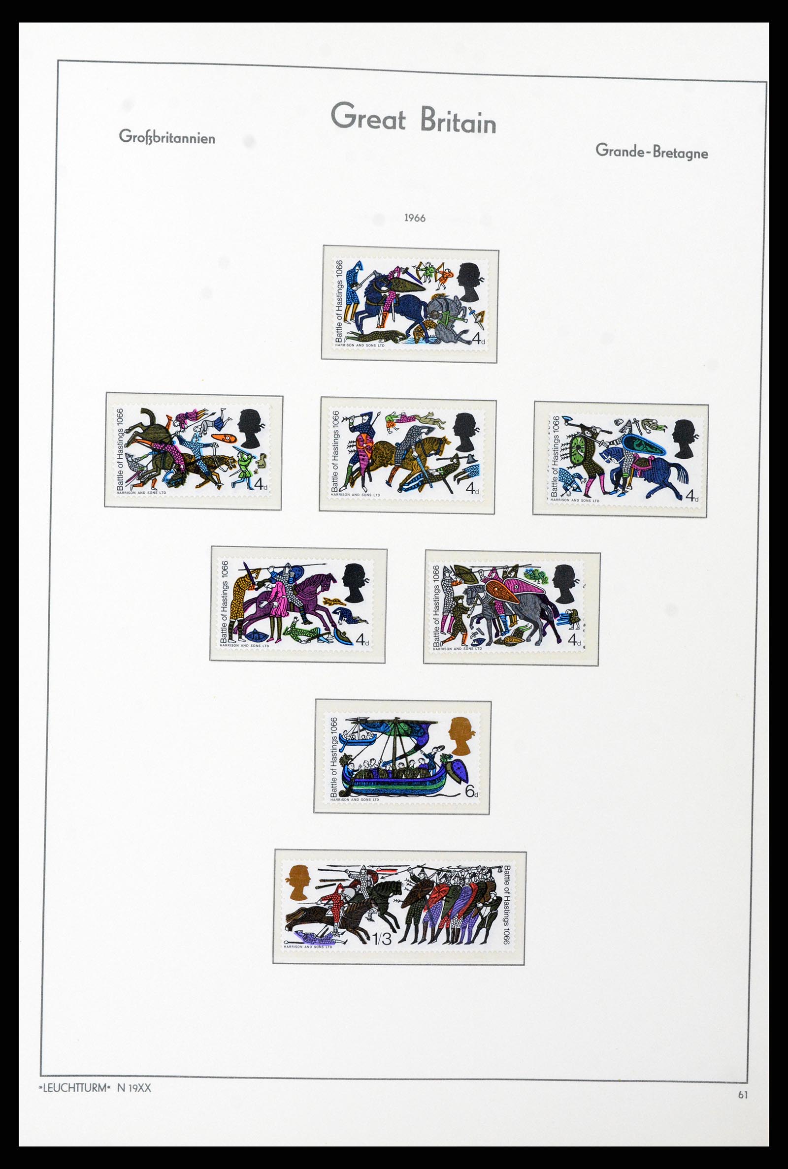 38001 055 - Postzegelverzameling 38001 Engeland 1902-1986.