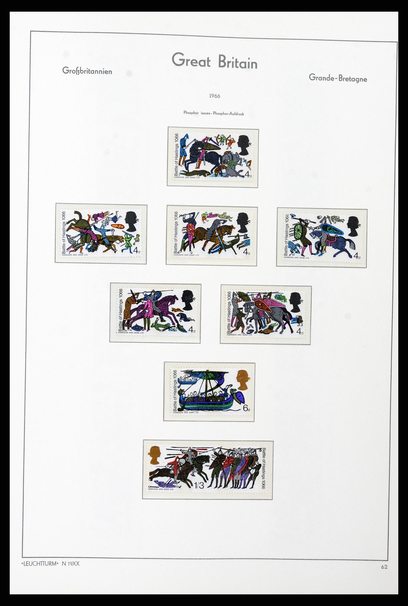 38001 056 - Postzegelverzameling 38001 Engeland 1902-1986.