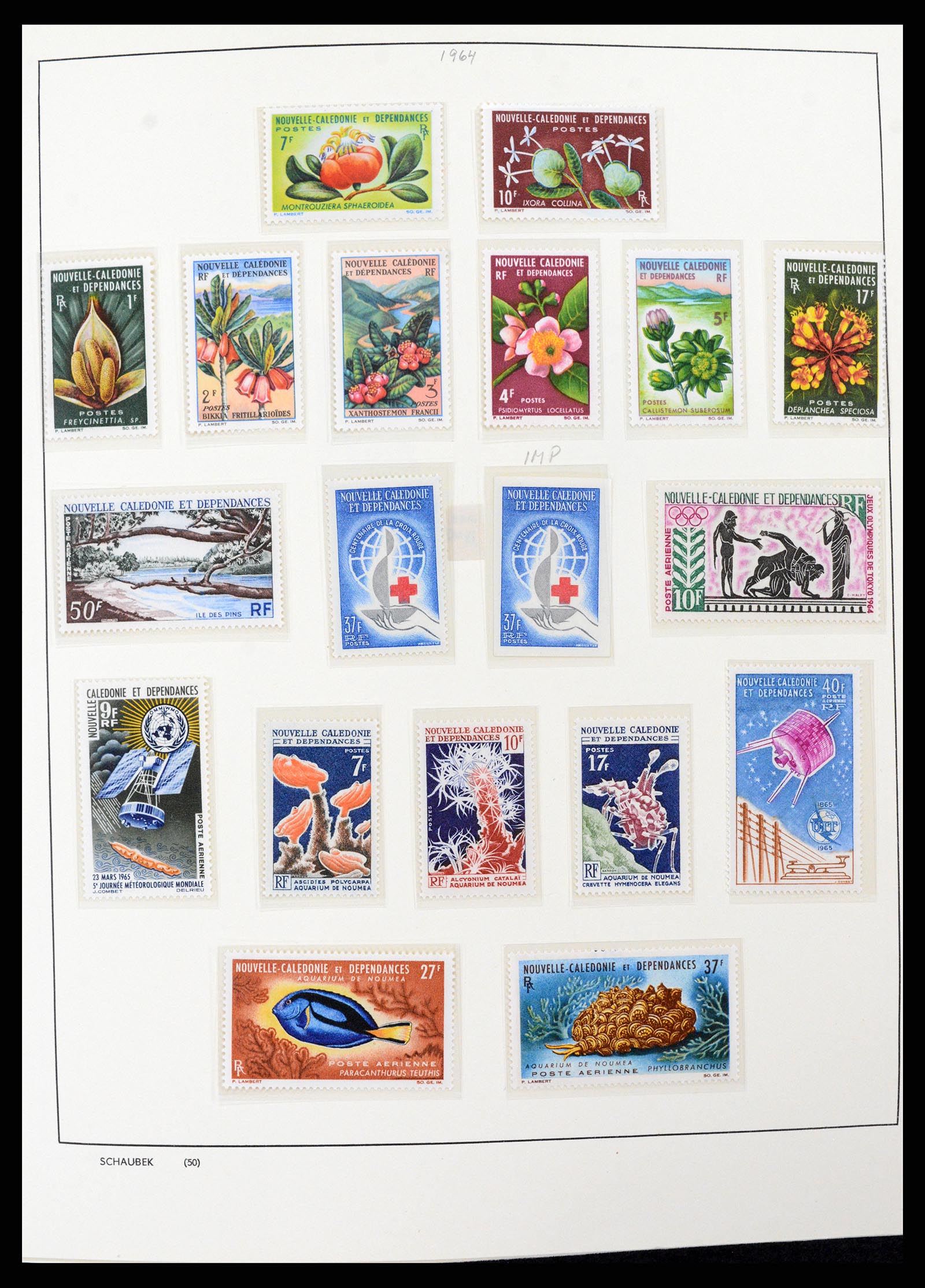 38002 003 - Postzegelverzameling 38002 Nieuw Caledonië 1962-2011.