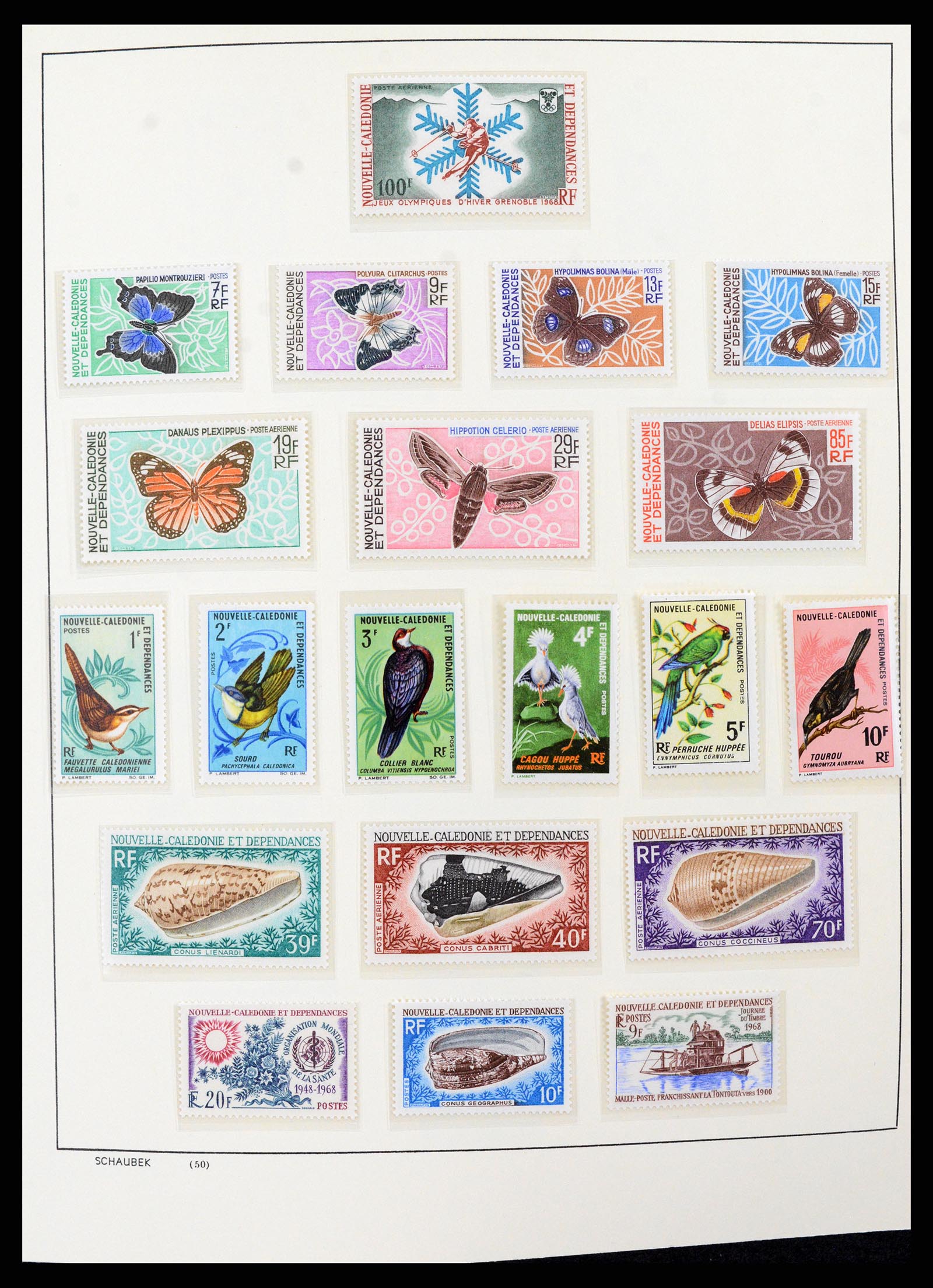 38002 007 - Postzegelverzameling 38002 Nieuw Caledonië 1962-2011.