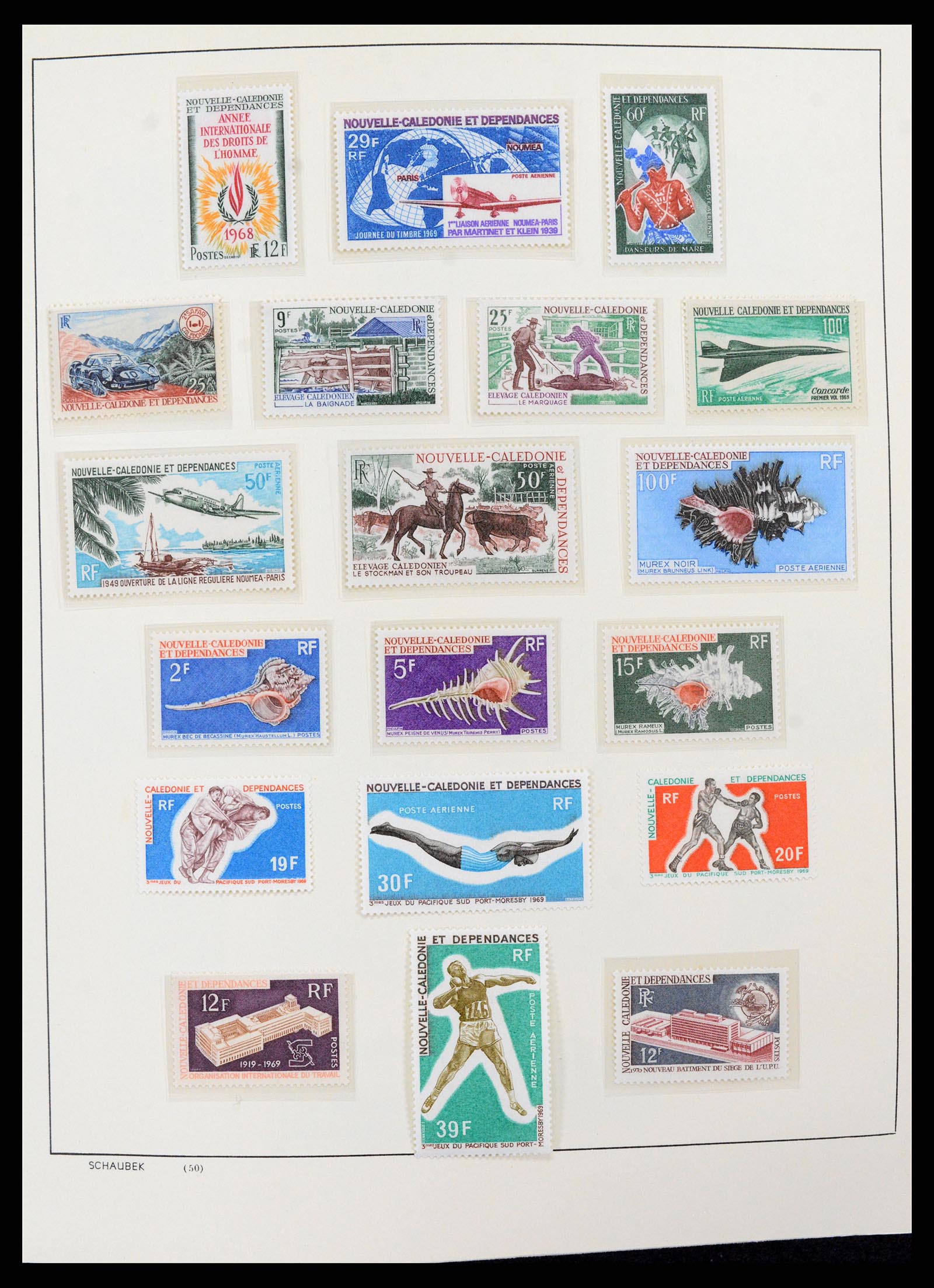38002 008 - Postzegelverzameling 38002 Nieuw Caledonië 1962-2011.