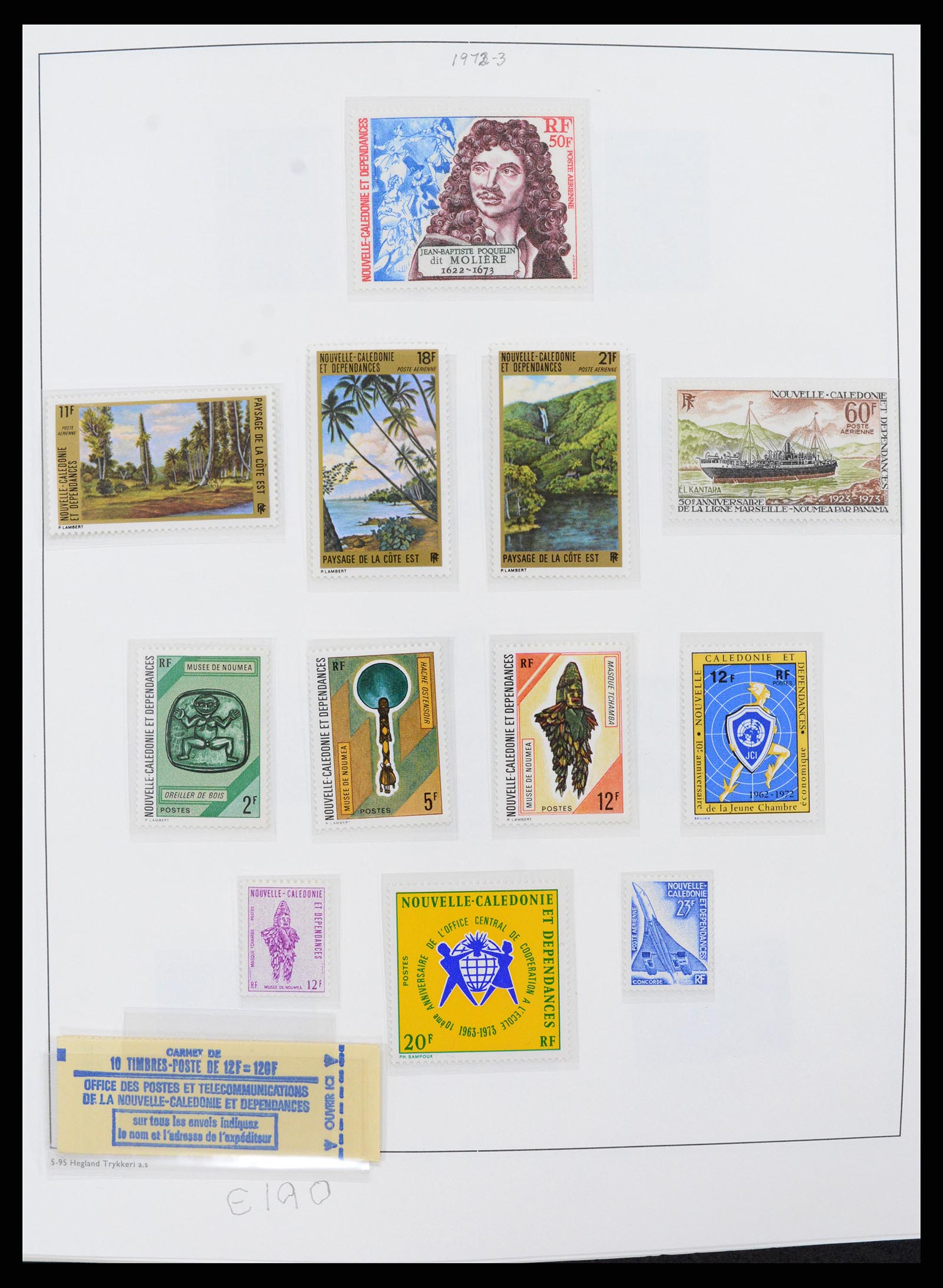 38002 014 - Postzegelverzameling 38002 Nieuw Caledonië 1962-2011.