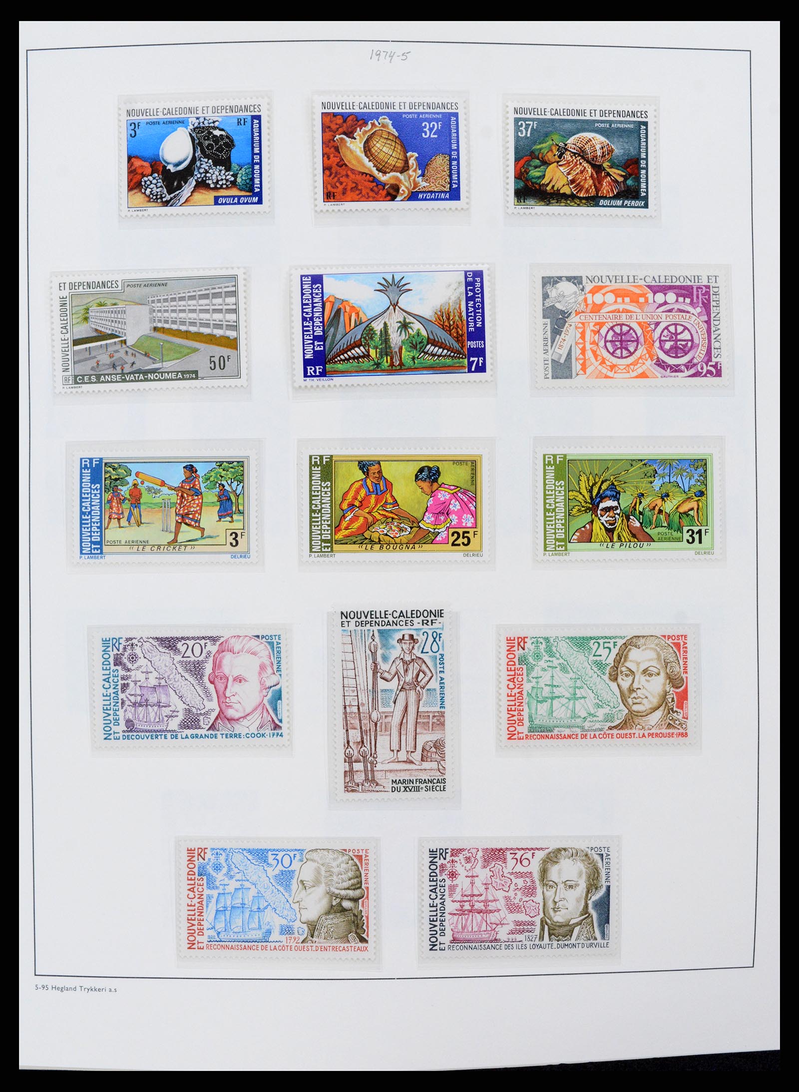 38002 016 - Postzegelverzameling 38002 Nieuw Caledonië 1962-2011.