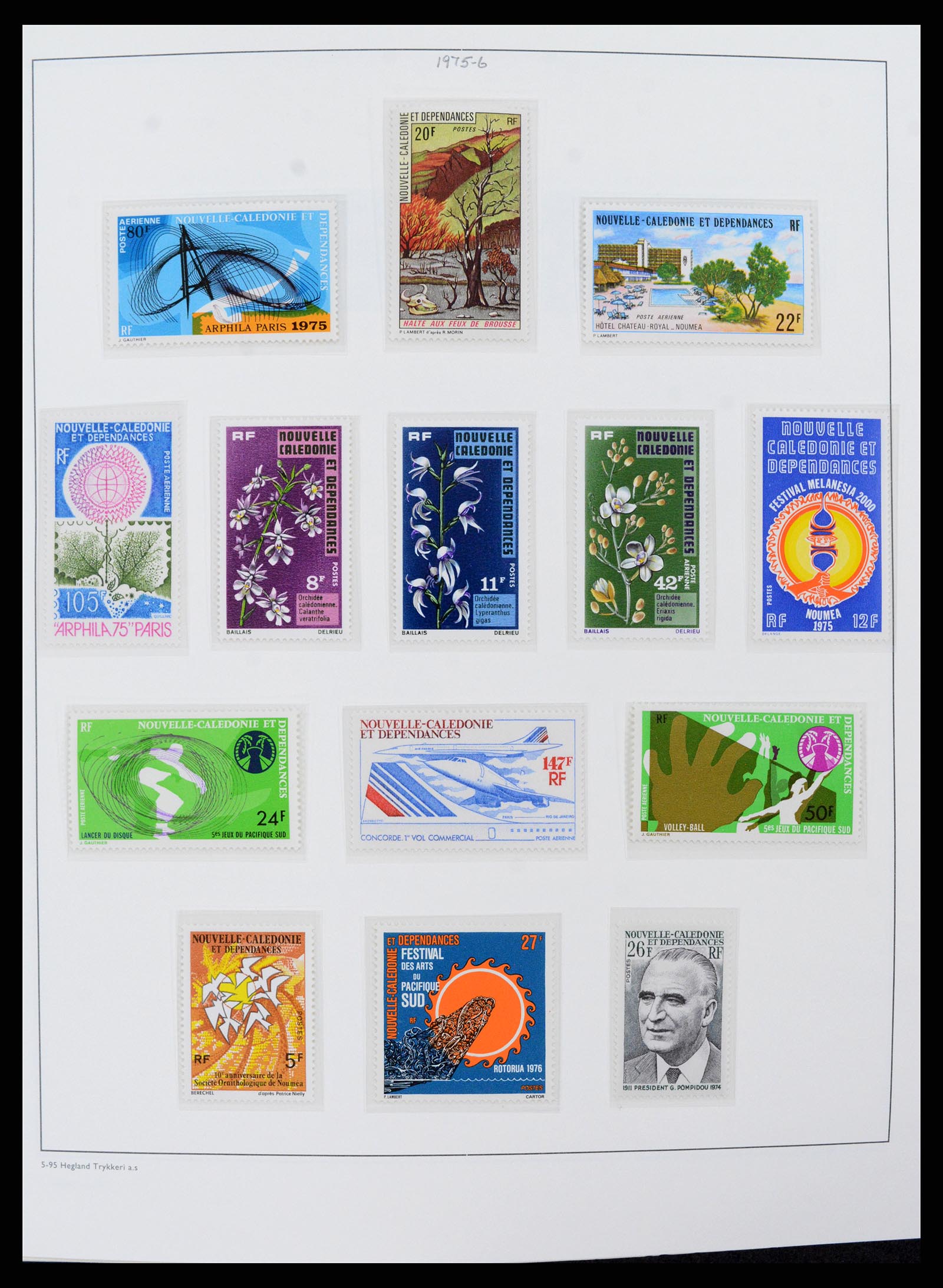 38002 017 - Postzegelverzameling 38002 Nieuw Caledonië 1962-2011.