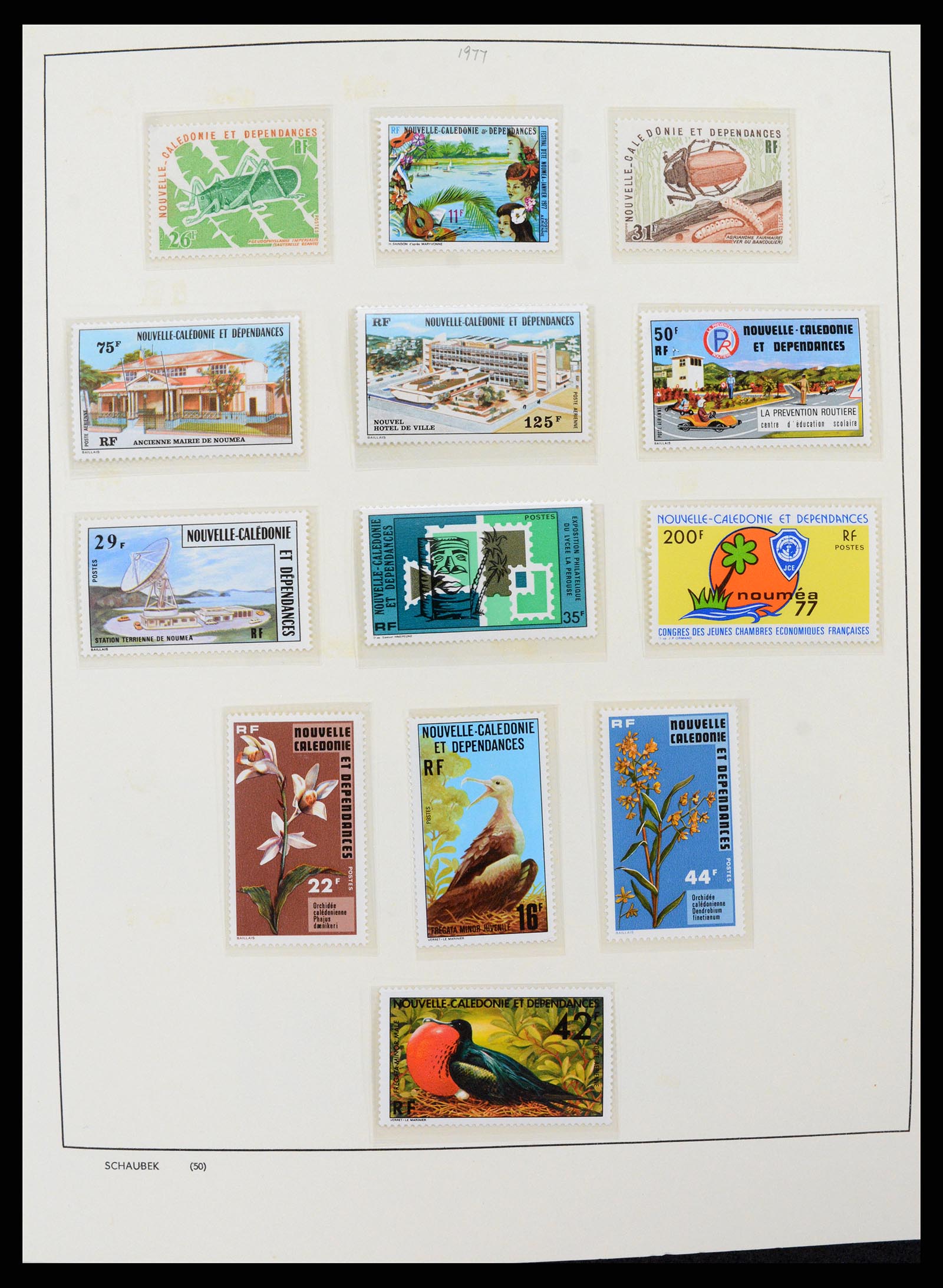 38002 020 - Postzegelverzameling 38002 Nieuw Caledonië 1962-2011.