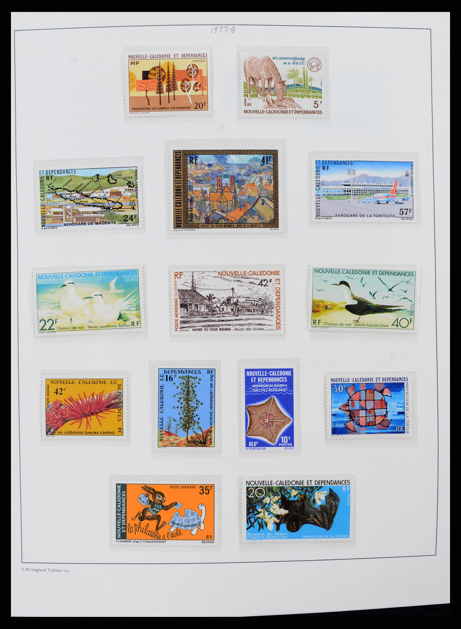38002 021 - Postzegelverzameling 38002 Nieuw Caledonië 1962-2011.