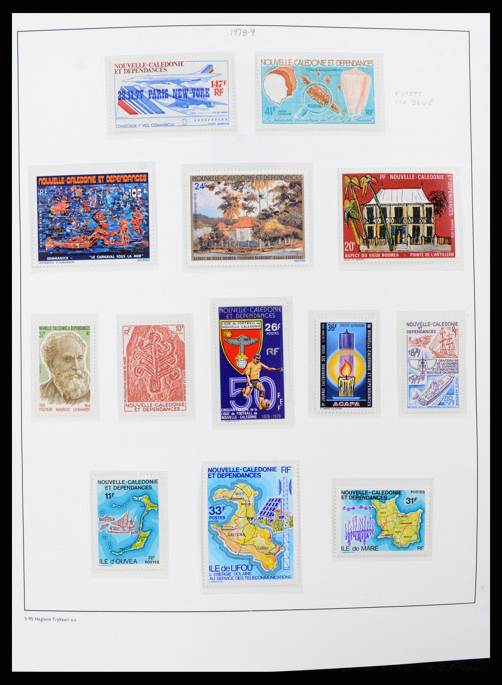 38002 023 - Postzegelverzameling 38002 Nieuw Caledonië 1962-2011.