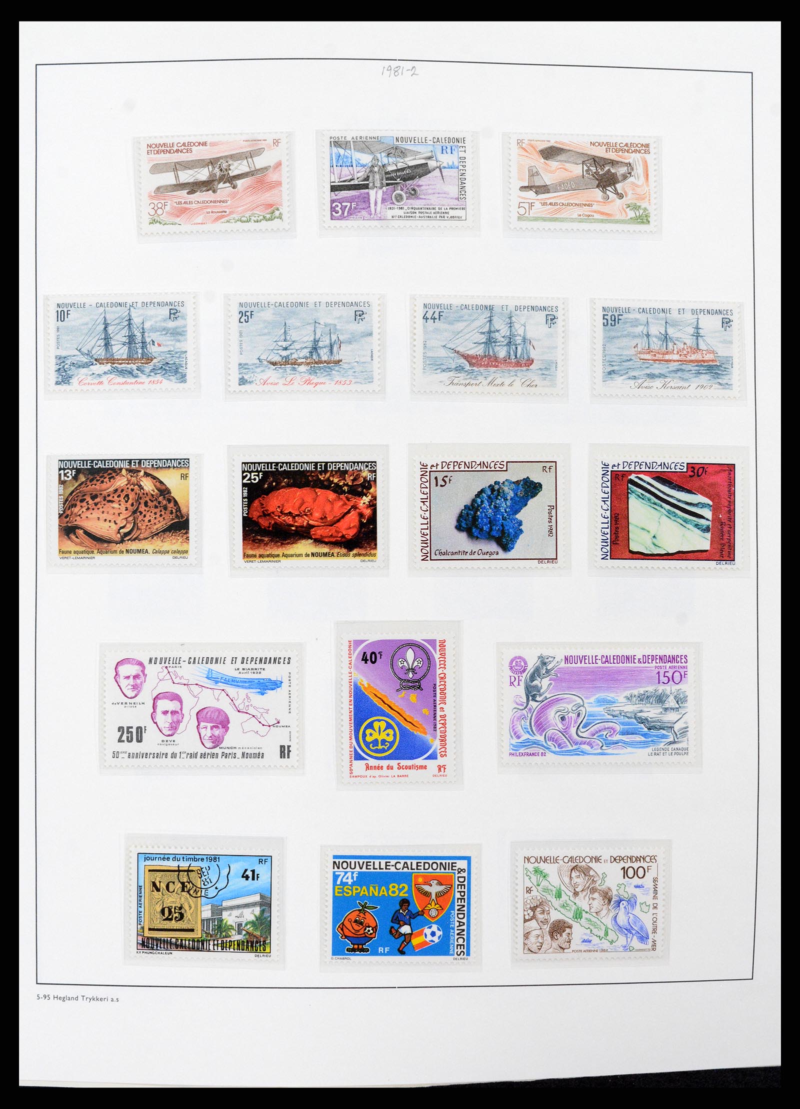 38002 030 - Postzegelverzameling 38002 Nieuw Caledonië 1962-2011.