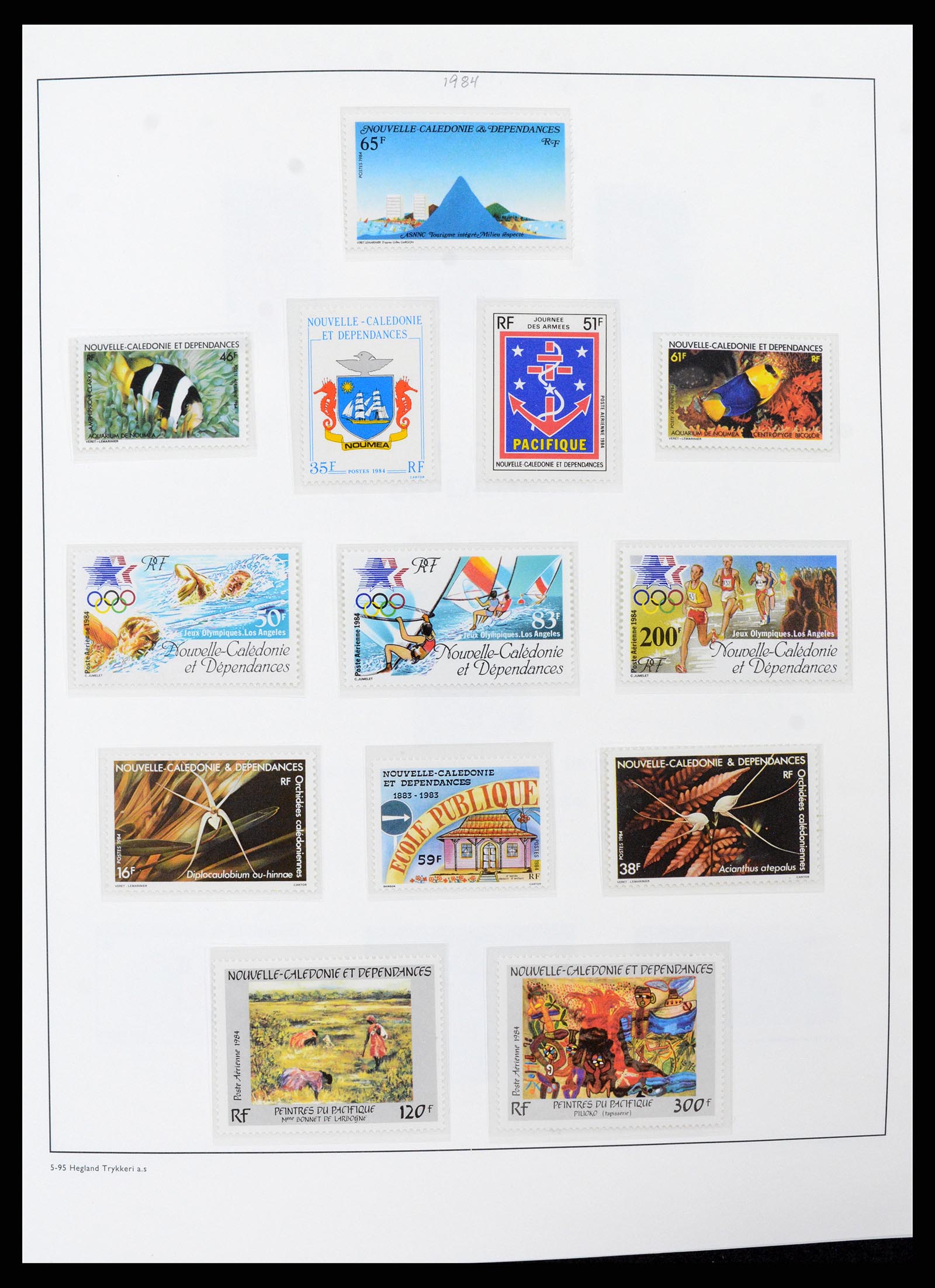 38002 036 - Postzegelverzameling 38002 Nieuw Caledonië 1962-2011.