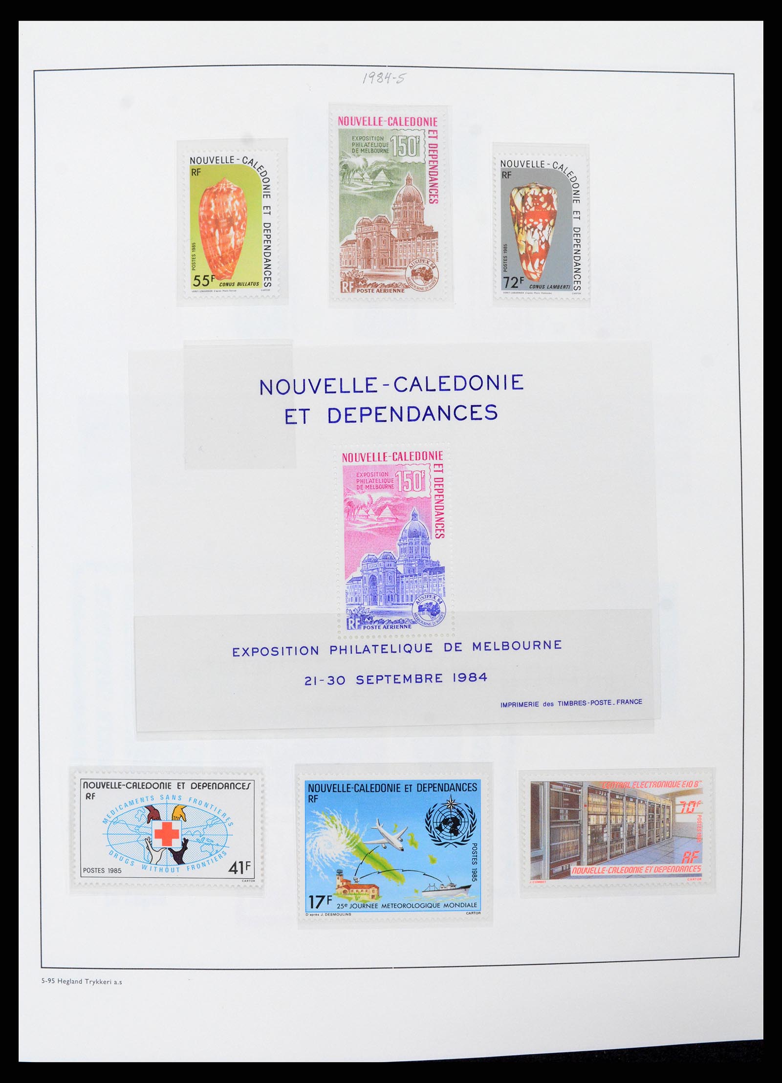 38002 037 - Postzegelverzameling 38002 Nieuw Caledonië 1962-2011.