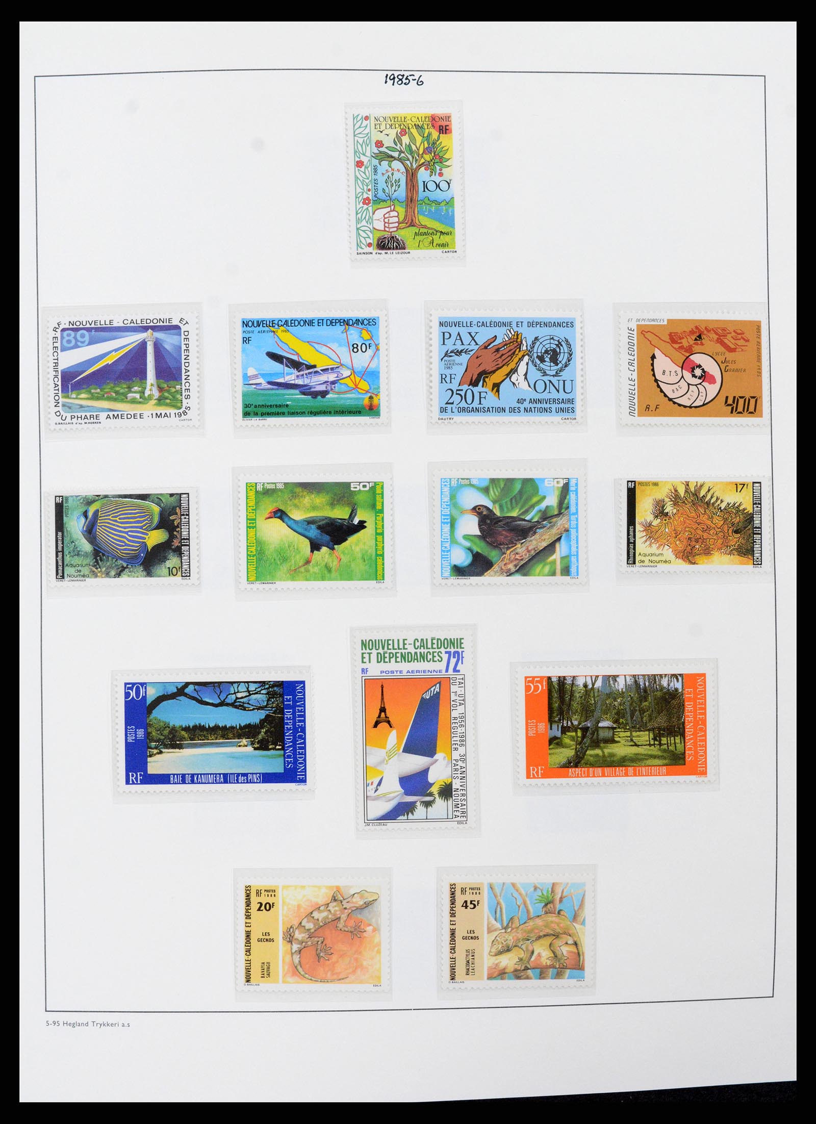 38002 039 - Postzegelverzameling 38002 Nieuw Caledonië 1962-2011.