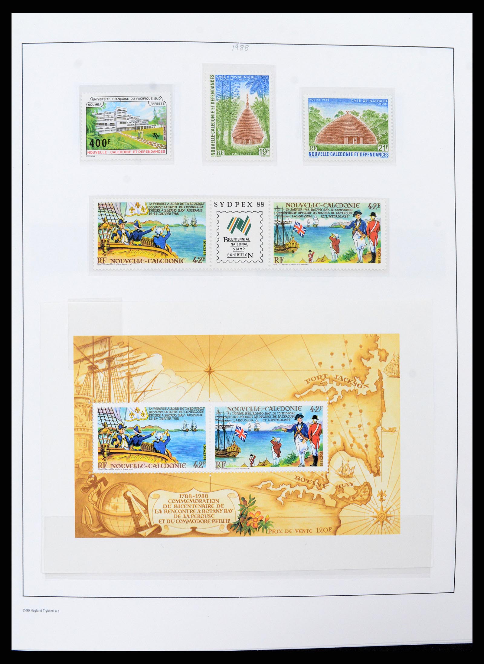 38002 045 - Stamp Collection 38002 New Caledonia 1962-2011.