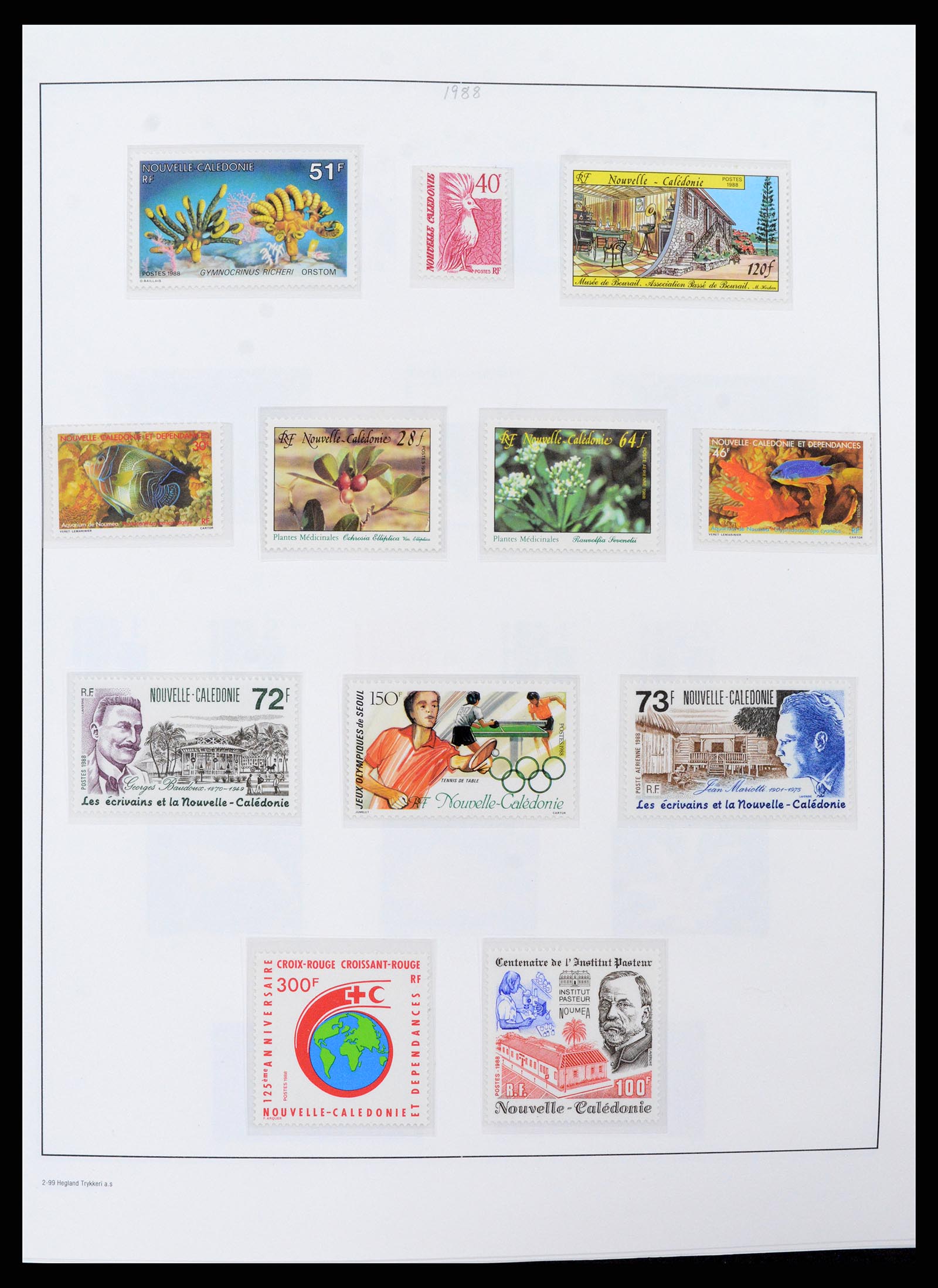 38002 046 - Stamp Collection 38002 New Caledonia 1962-2011.