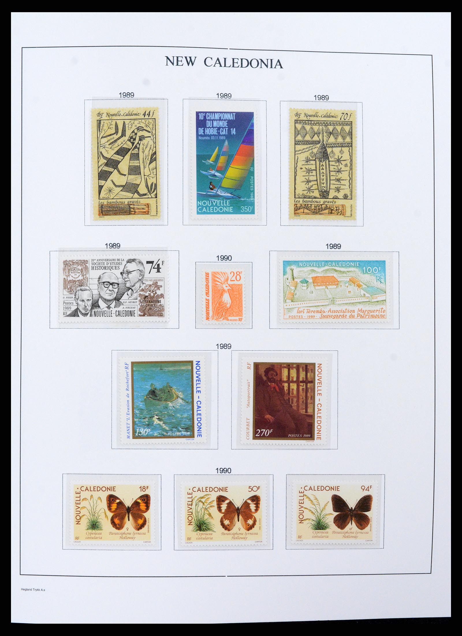 38002 050 - Stamp Collection 38002 New Caledonia 1962-2011.