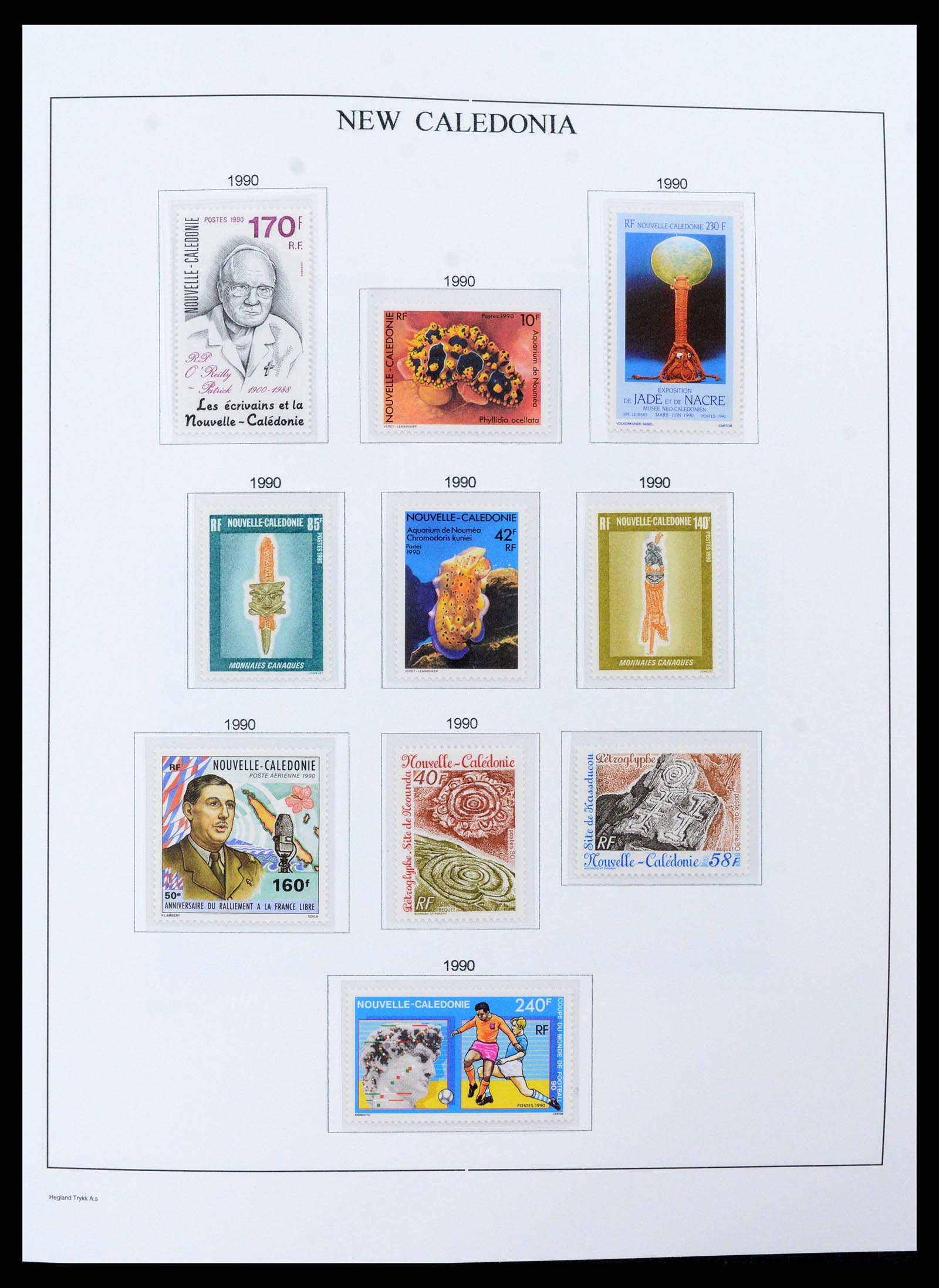 38002 051 - Stamp Collection 38002 New Caledonia 1962-2011.