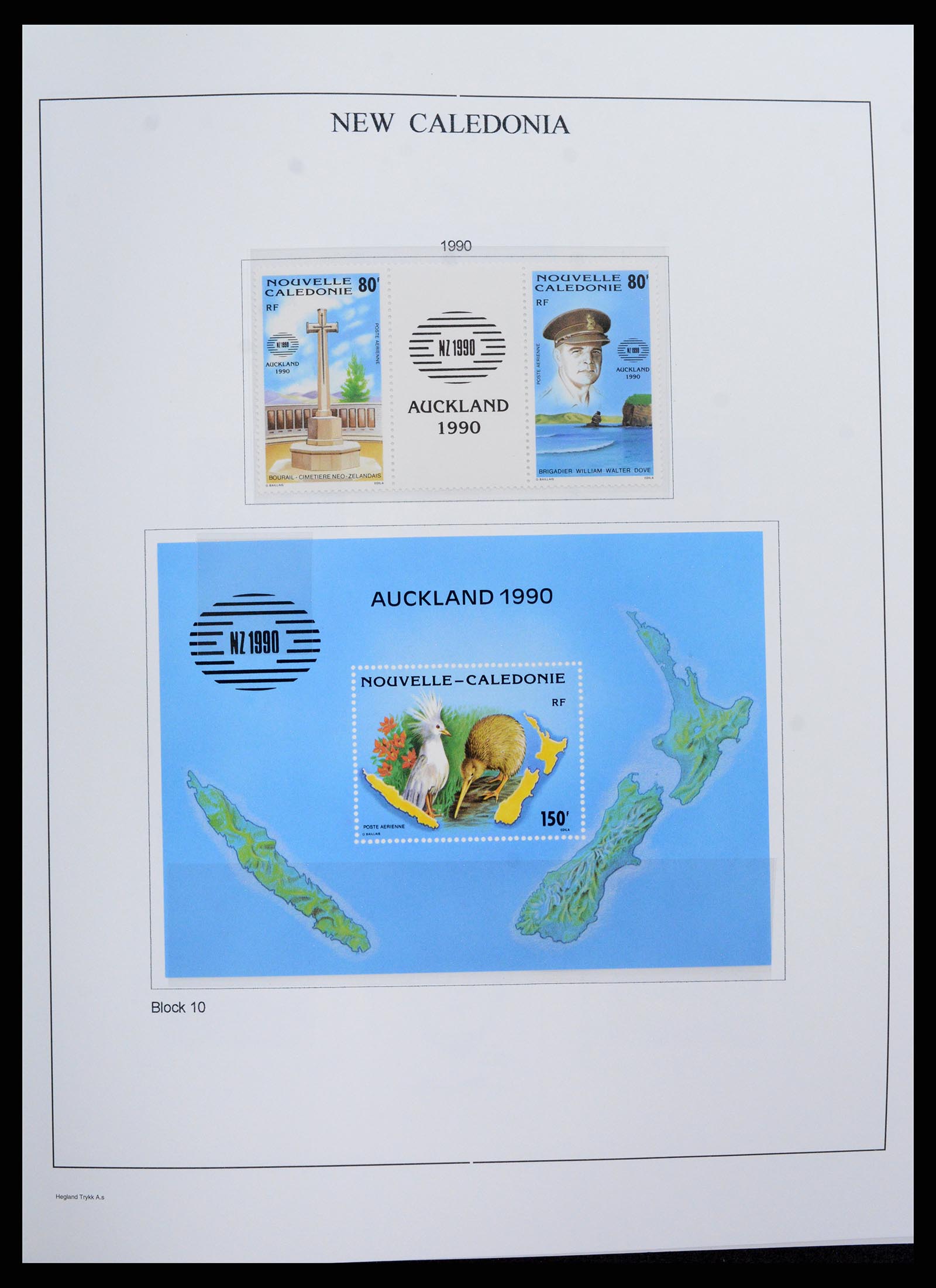 38002 052 - Stamp Collection 38002 New Caledonia 1962-2011.