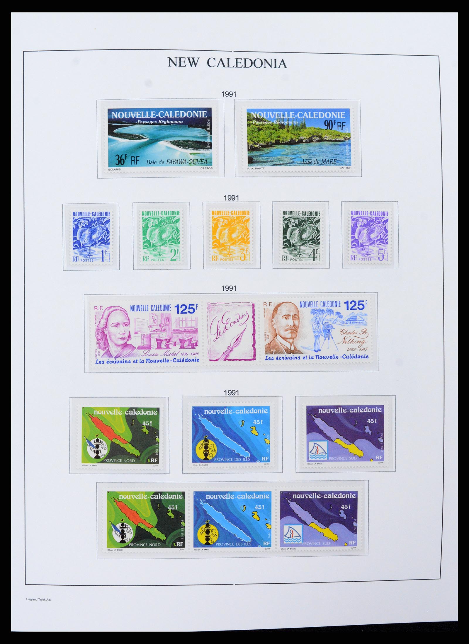 38002 054 - Stamp Collection 38002 New Caledonia 1962-2011.