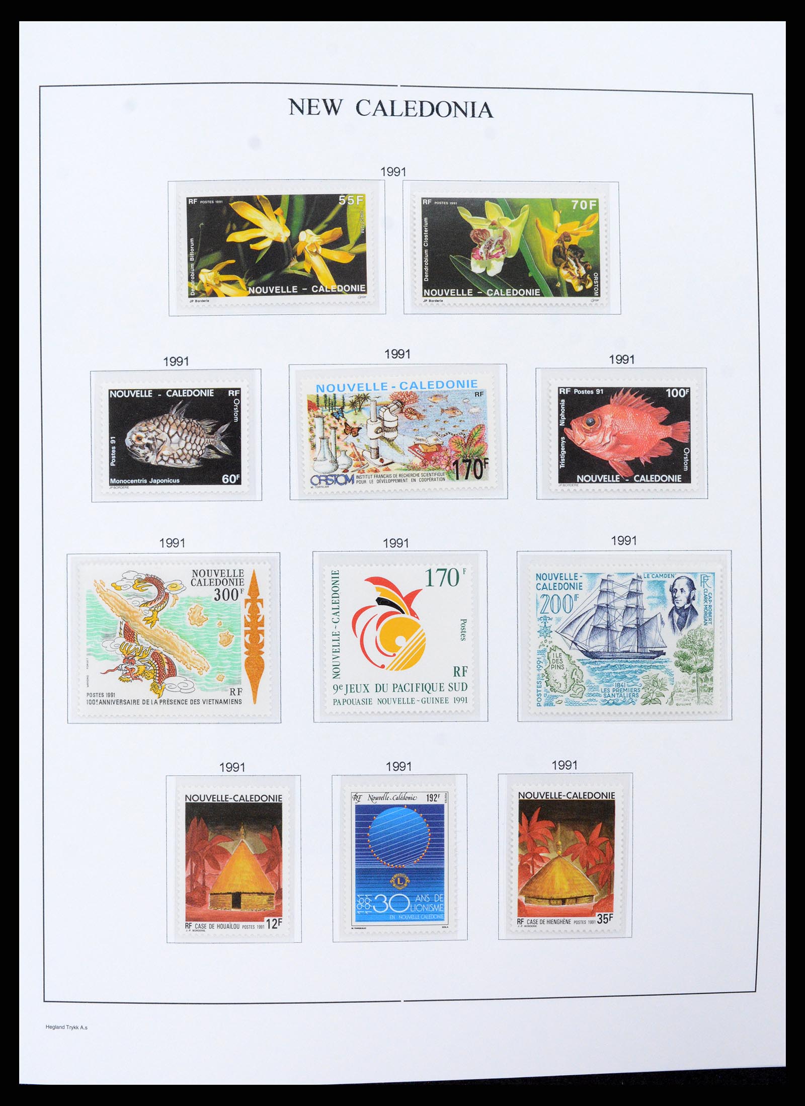 38002 055 - Stamp Collection 38002 New Caledonia 1962-2011.