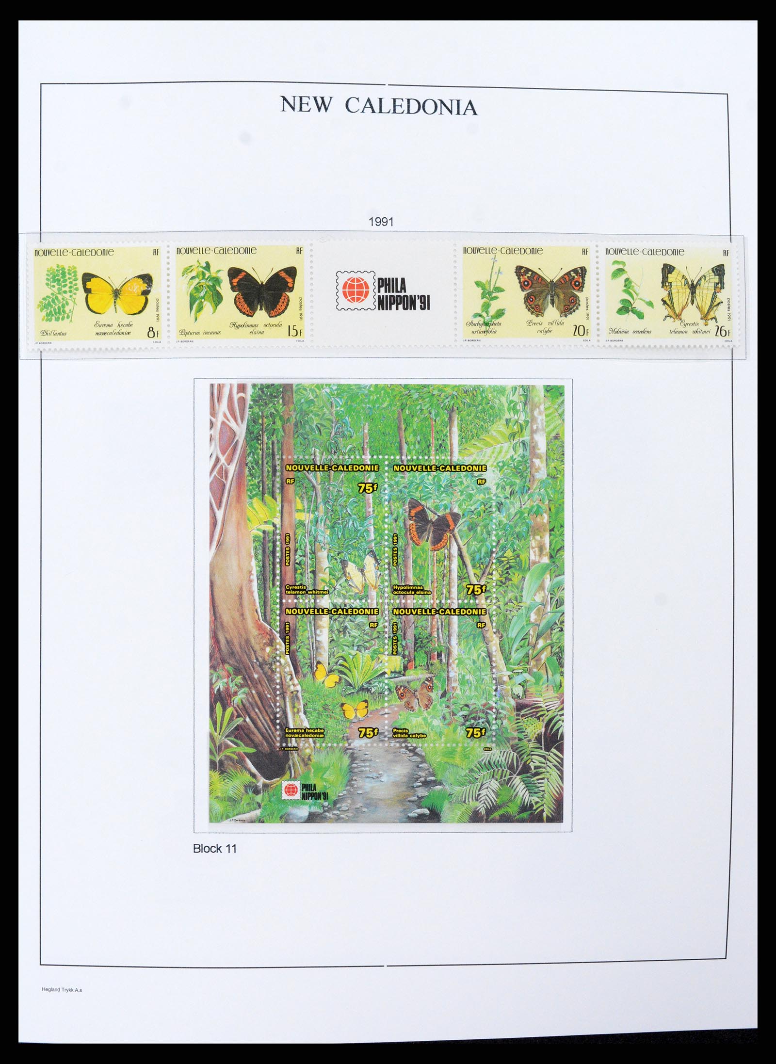 38002 056 - Stamp Collection 38002 New Caledonia 1962-2011.