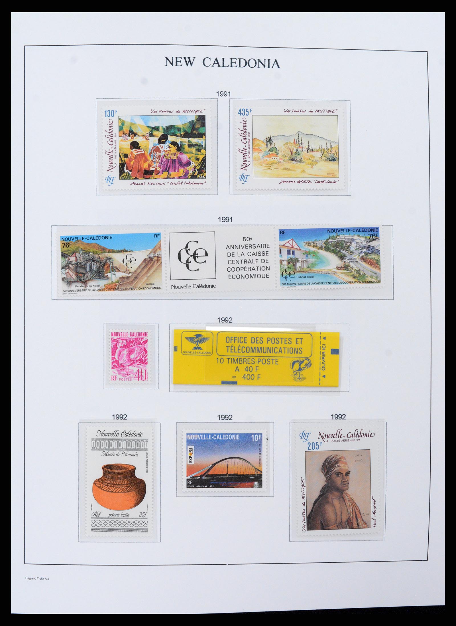 38002 057 - Stamp Collection 38002 New Caledonia 1962-2011.