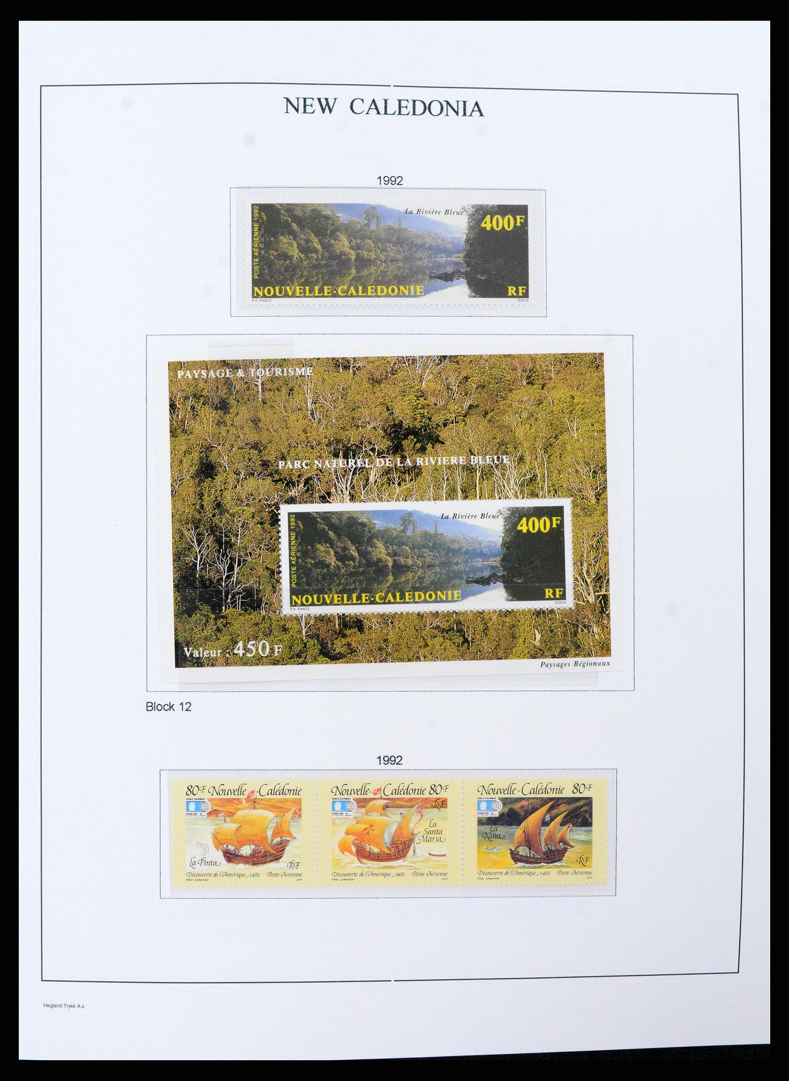 38002 058 - Stamp Collection 38002 New Caledonia 1962-2011.