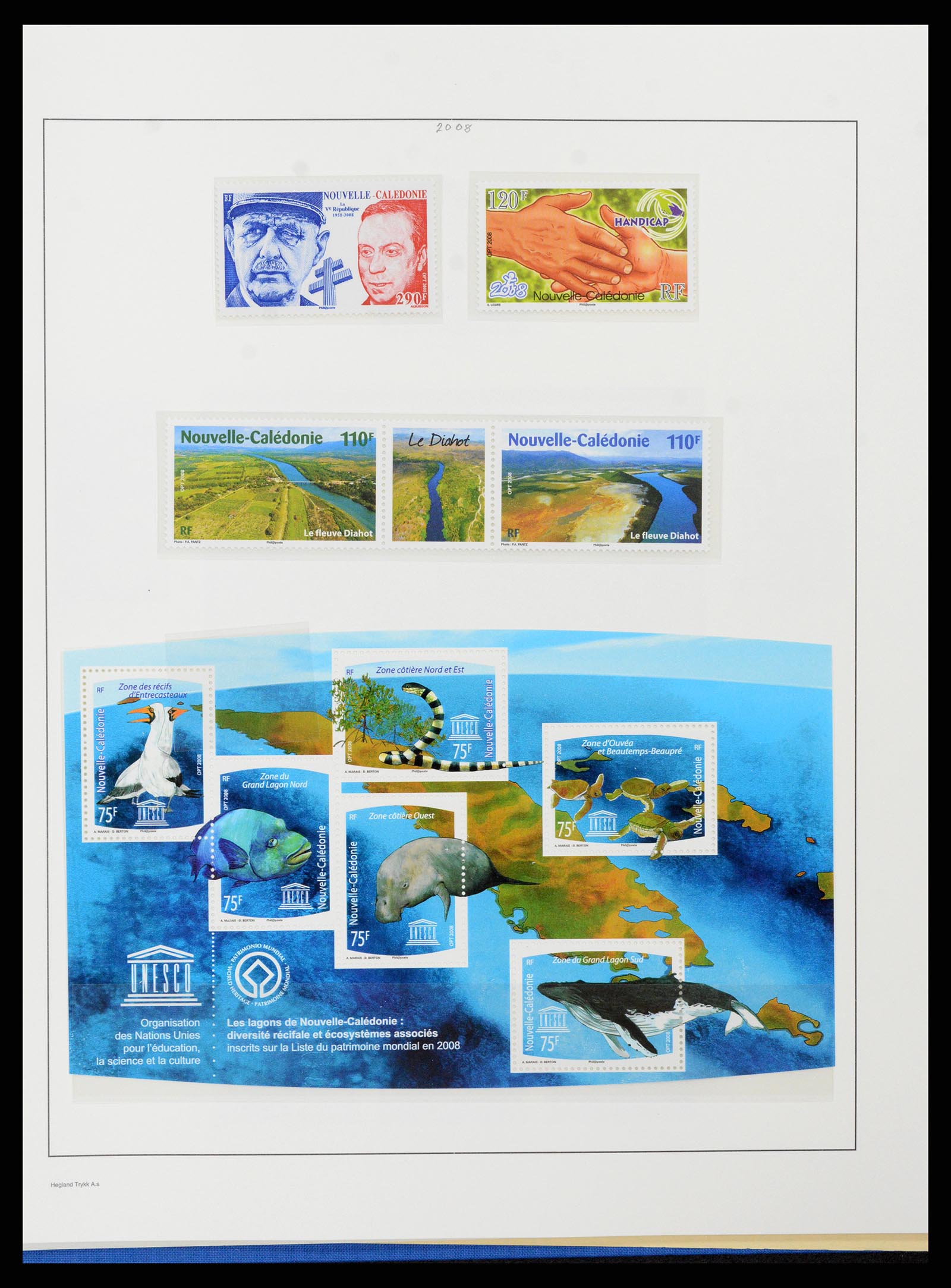 38002 124 - Stamp Collection 38002 New Caledonia 1962-2011.