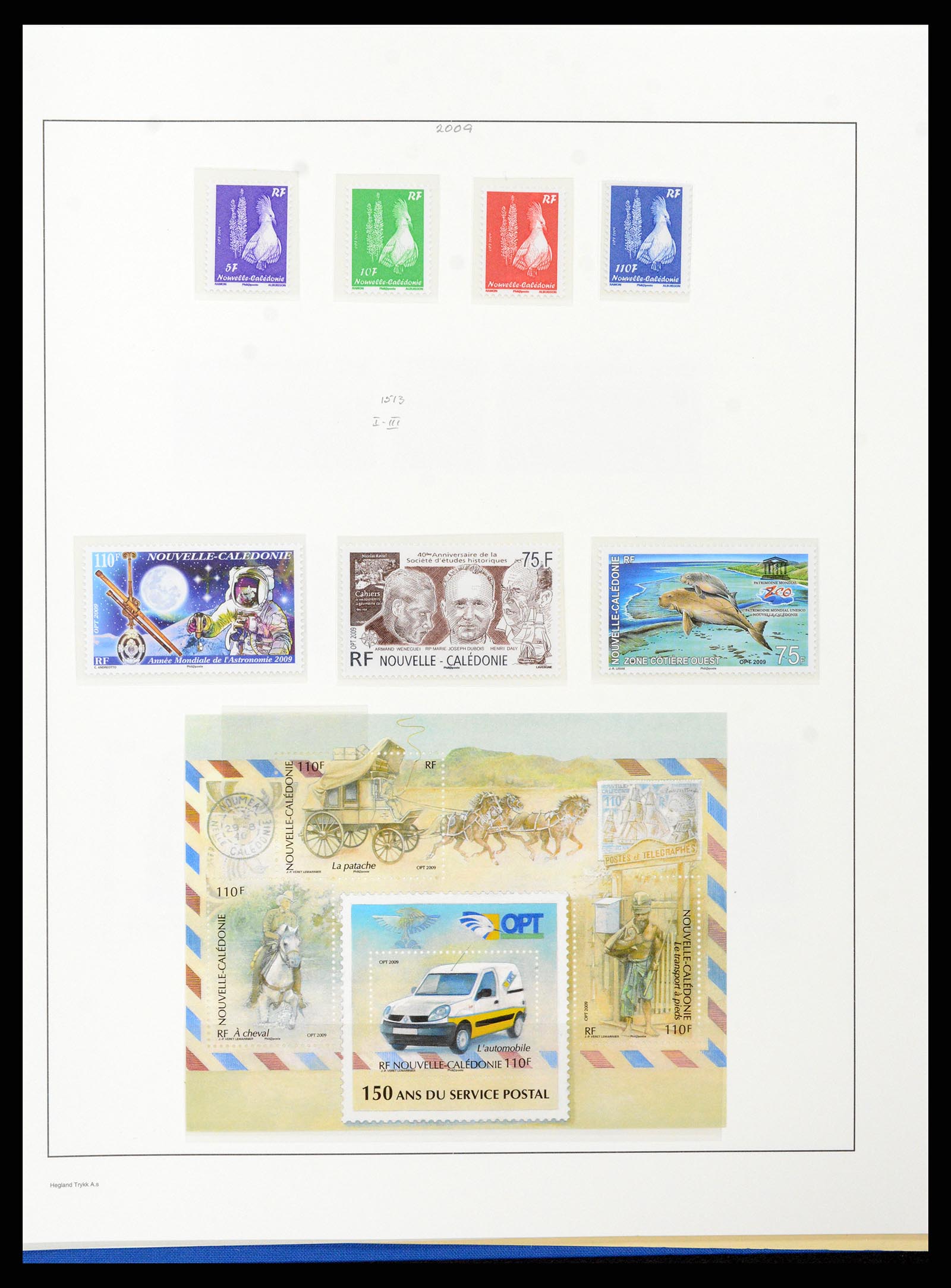38002 126 - Stamp Collection 38002 New Caledonia 1962-2011.