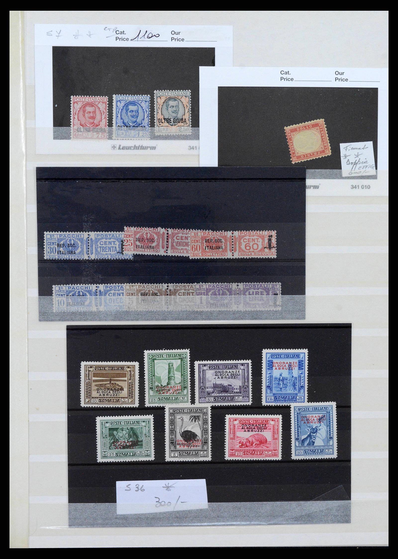 38005 0005 - Postzegelverzameling 38005 Italiaanse koloniën/gebieden 1864-1953.