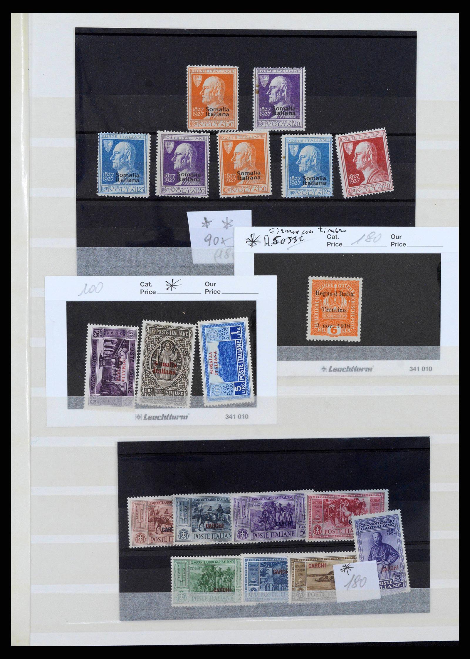38005 0006 - Postzegelverzameling 38005 Italiaanse koloniën/gebieden 1864-1953.