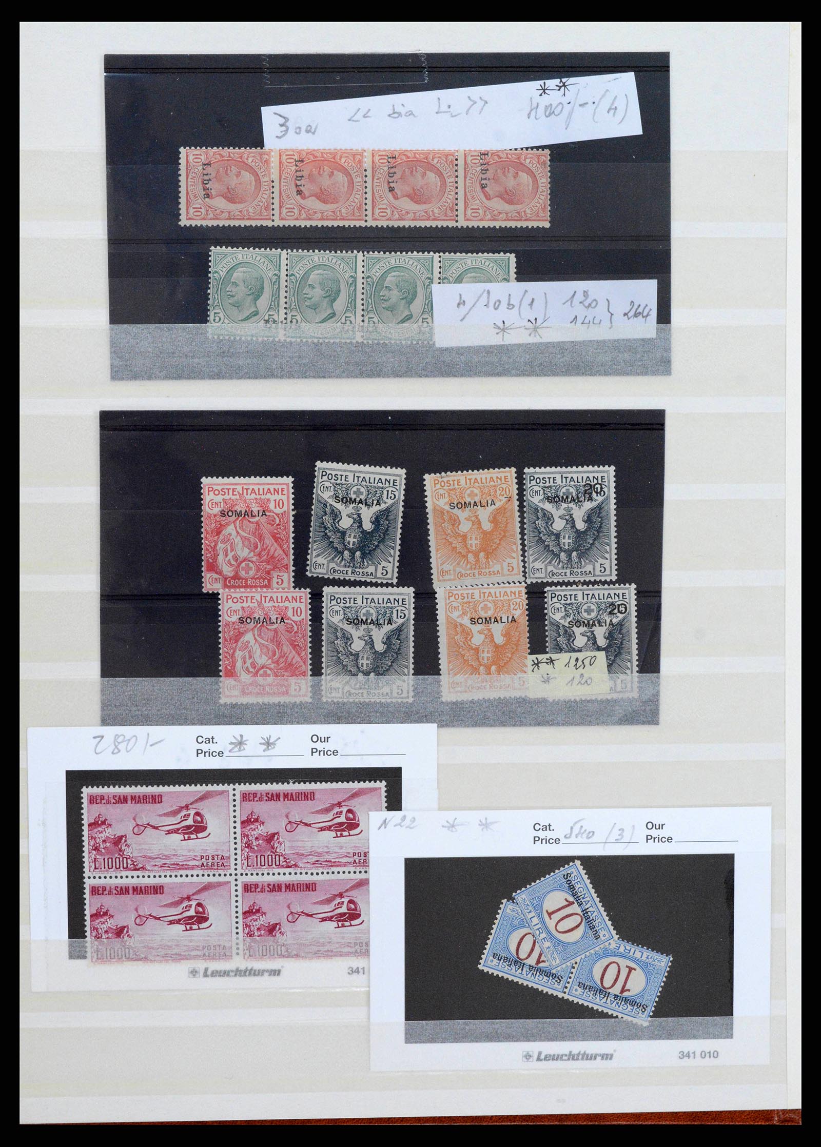 38005 0008 - Postzegelverzameling 38005 Italiaanse koloniën/gebieden 1864-1953.