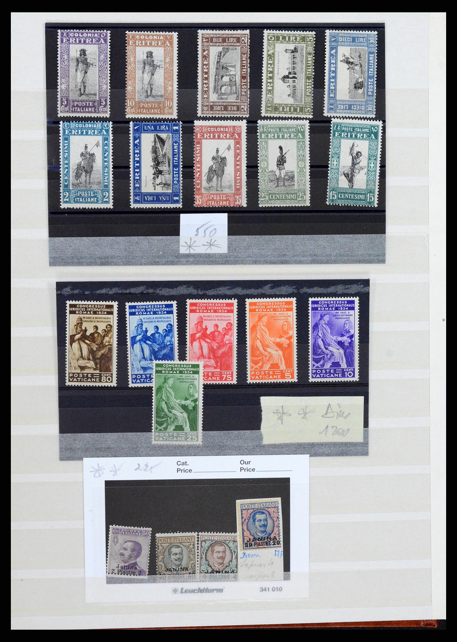 38005 0011 - Postzegelverzameling 38005 Italiaanse koloniën/gebieden 1864-1953.