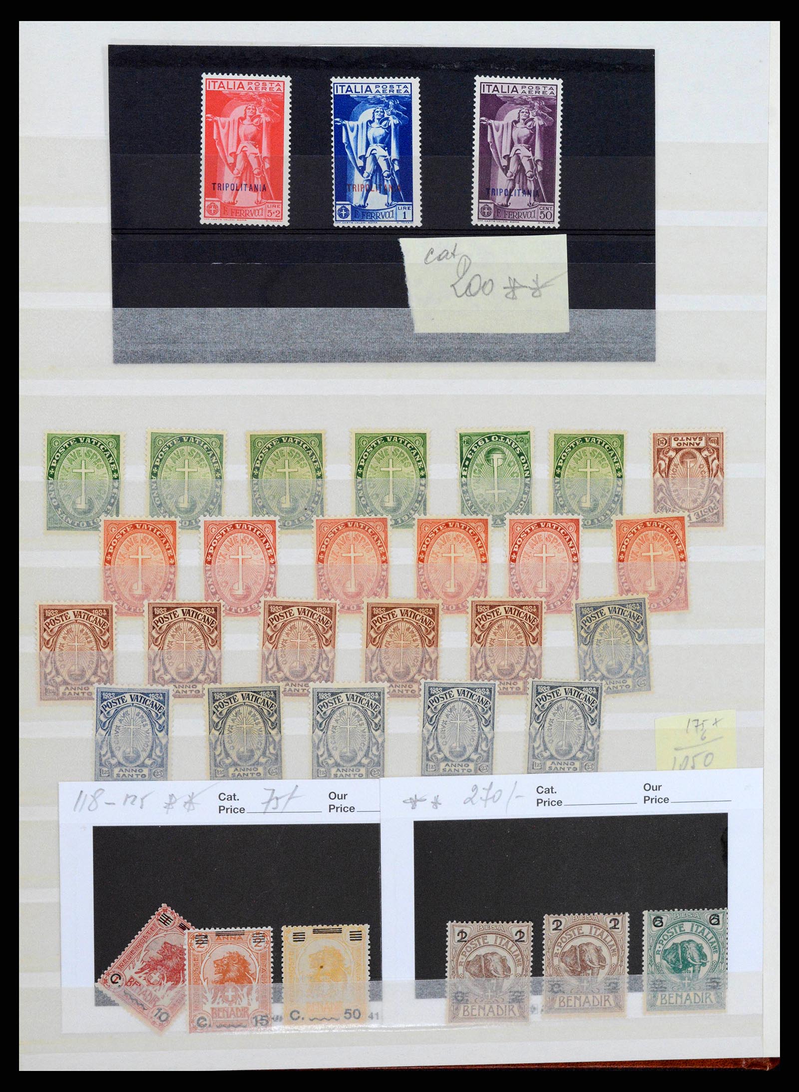 38005 0012 - Postzegelverzameling 38005 Italiaanse koloniën/gebieden 1864-1953.