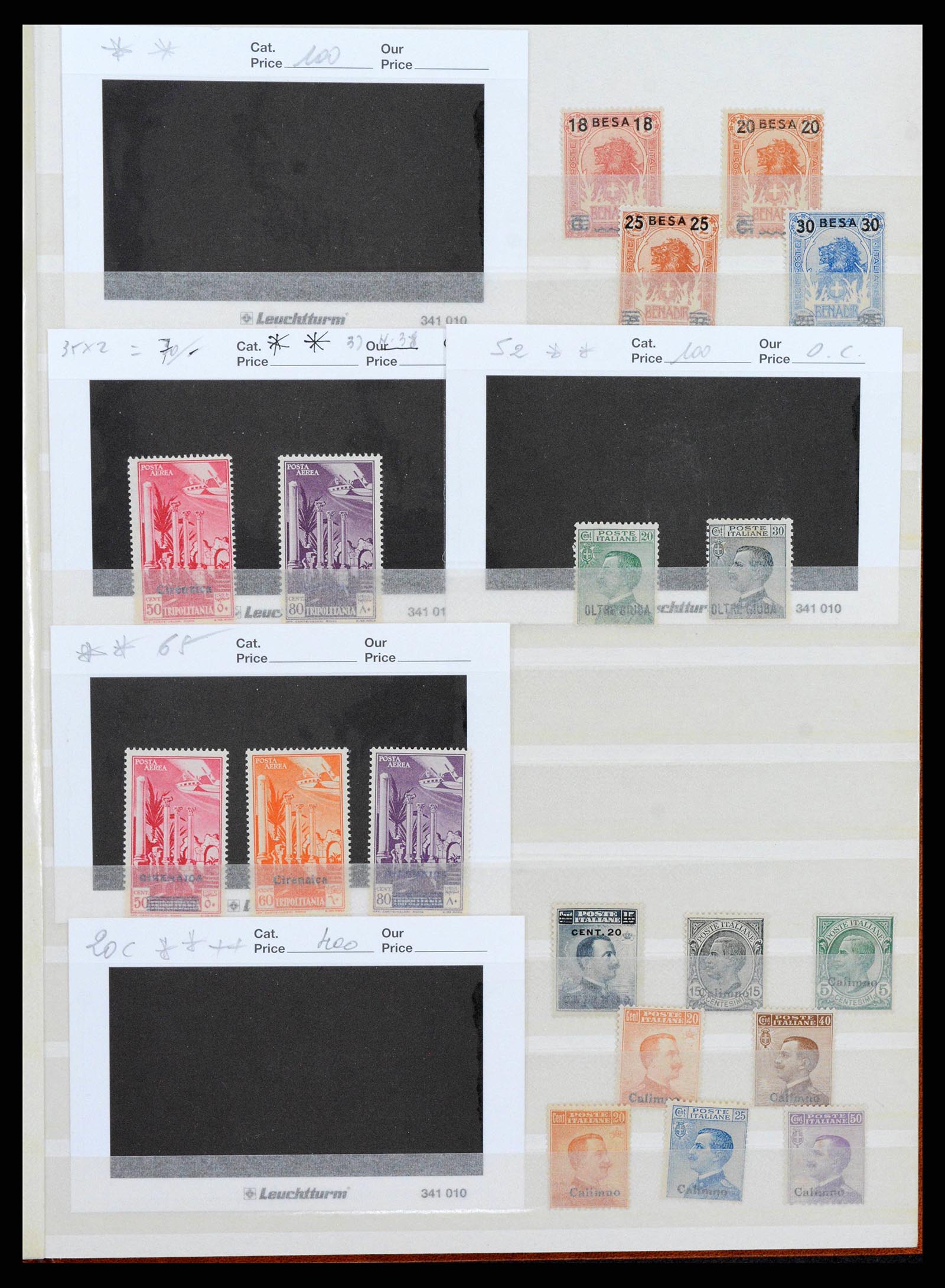 38005 0013 - Postzegelverzameling 38005 Italiaanse koloniën/gebieden 1864-1953.