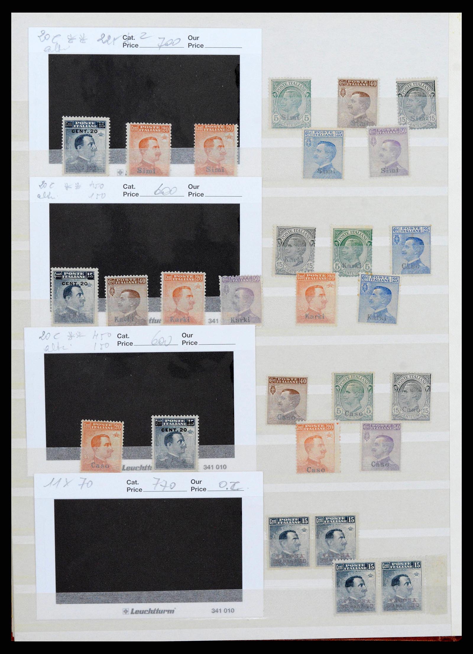 38005 0015 - Postzegelverzameling 38005 Italiaanse koloniën/gebieden 1864-1953.