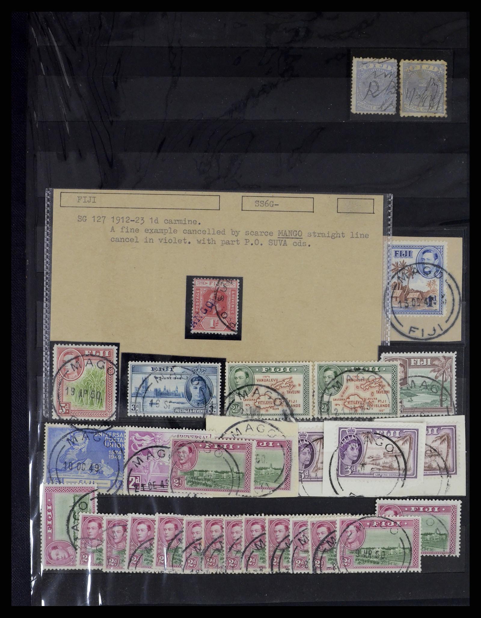 38008 002 - Postzegelverzameling 38008 Fiji 1871-1980.