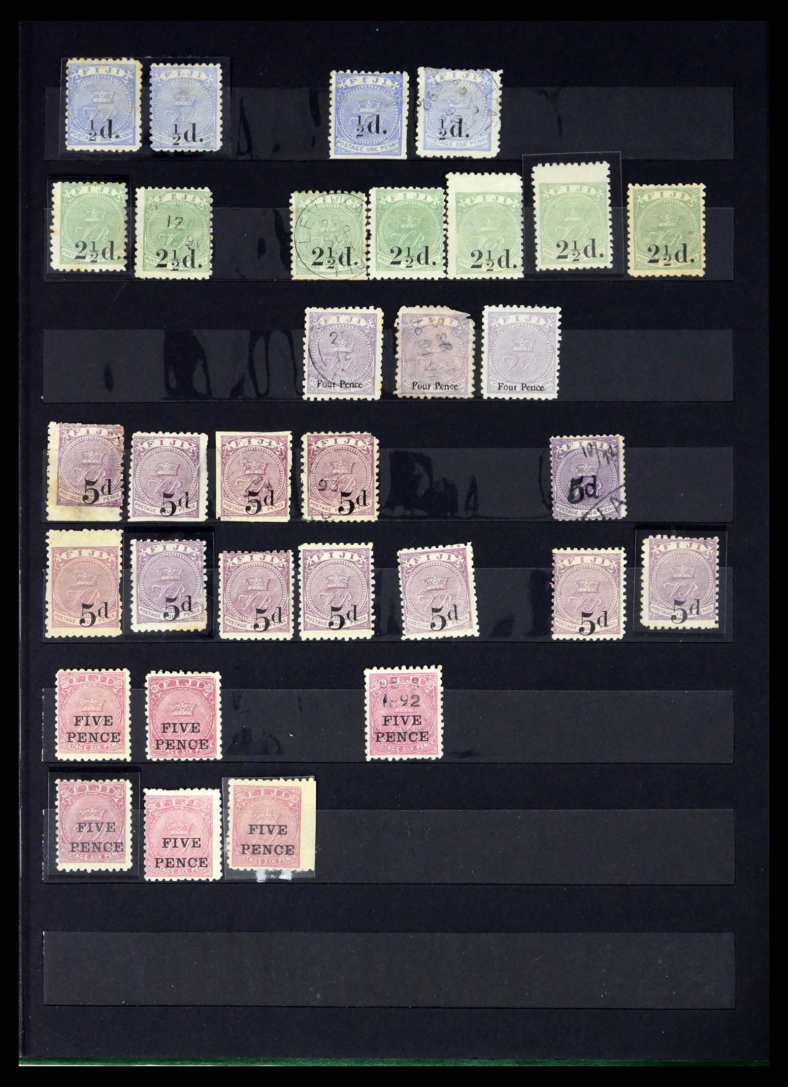 38008 012 - Postzegelverzameling 38008 Fiji 1871-1980.