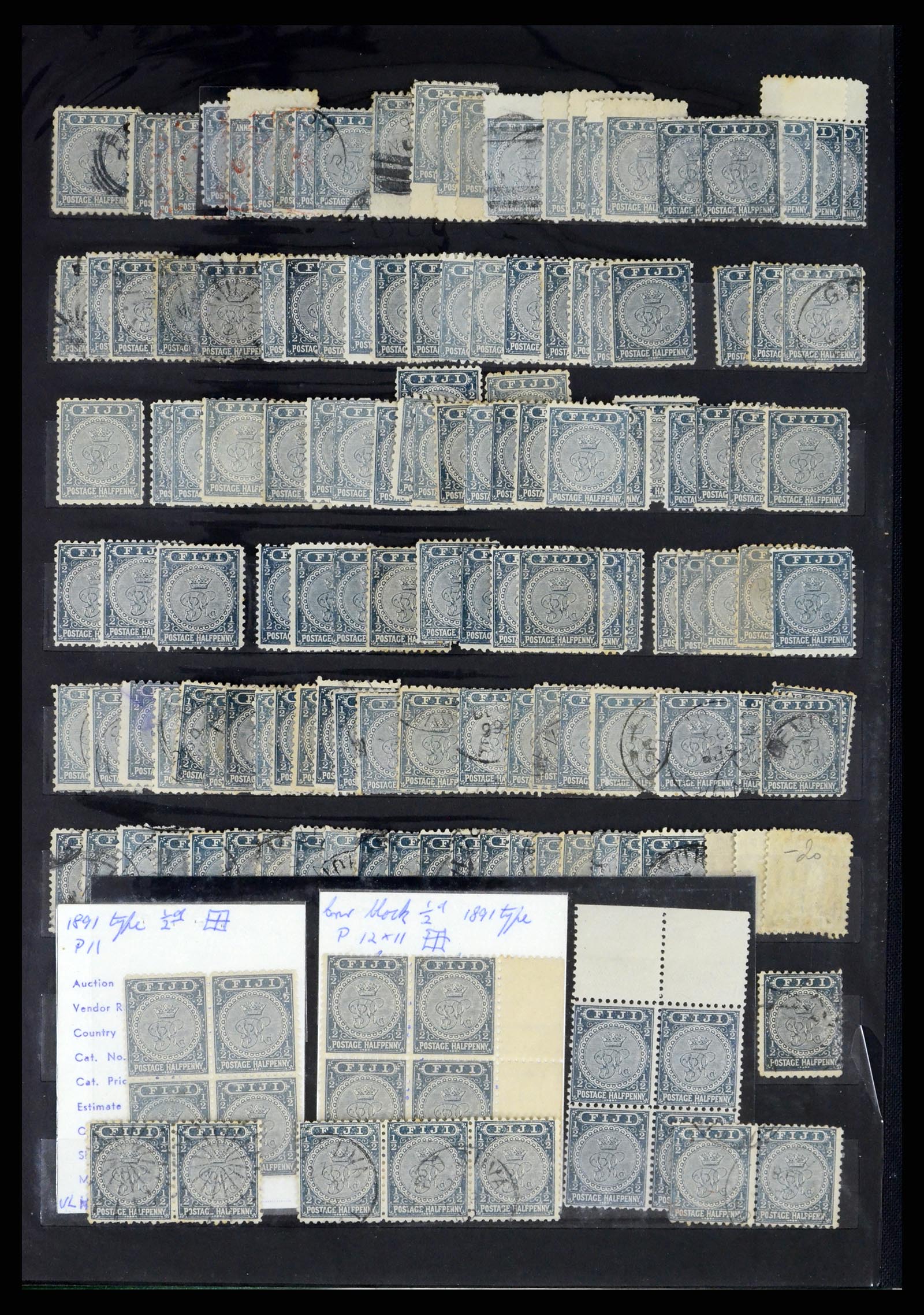 38008 013 - Postzegelverzameling 38008 Fiji 1871-1980.